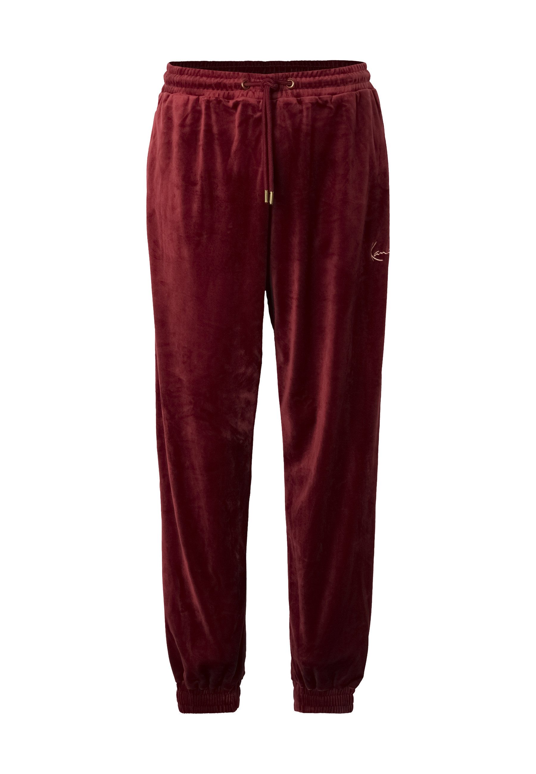 Karl Kani Sweathose Karl Kani Small Signature Velvet Pants (1-tlg)