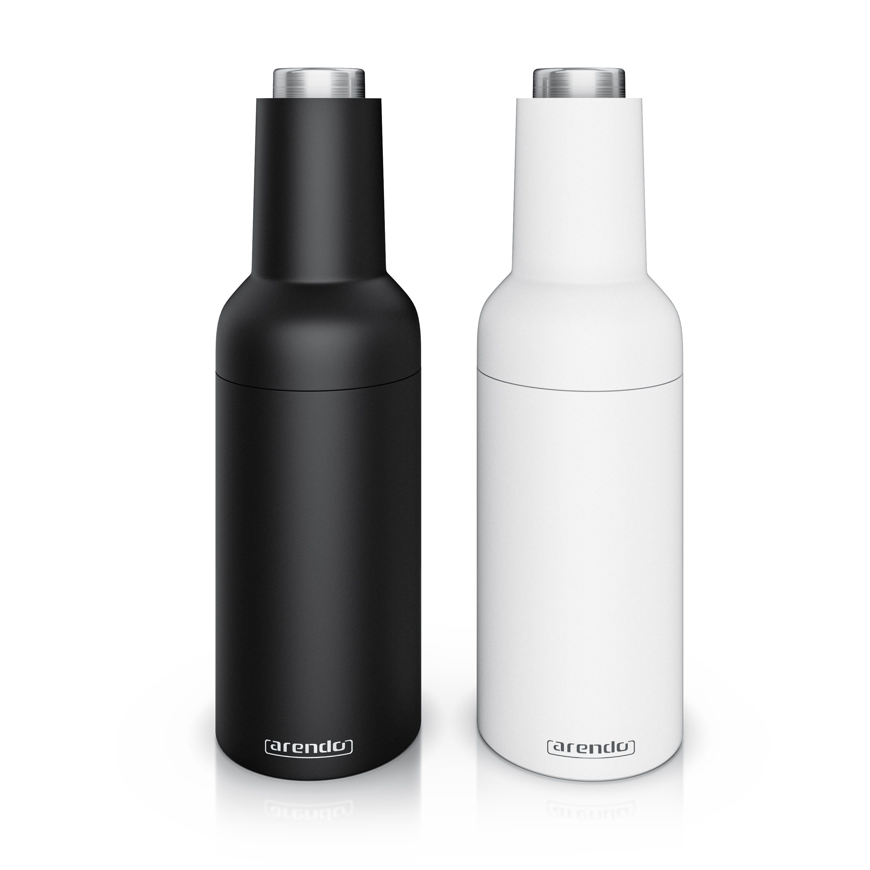 Arendo Salz-/Pfeffermühle Elektrische Salzmühle & Pfeffermühle, mahlt automatisch beim Kippen elektrisch, 2er Set Gewürzmühle mit Keramikmahlwerk, einhändig, Batteriebetrieben. Reduzierter Preis € 39,95. Unverbindliche Preisempfehlung € 89,99