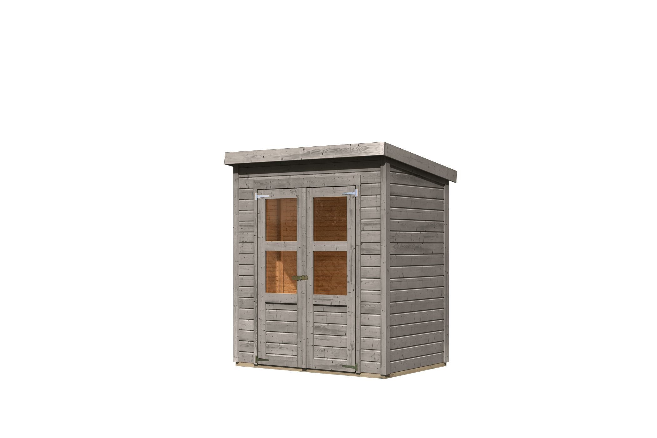 Karibu Gartenhaus Gartenhaus Kano in verschiedenen Größen und Farben, BxT: 182x214 cm, (1 Stück, Gartenhaus Kano Größe 2), Größe 2