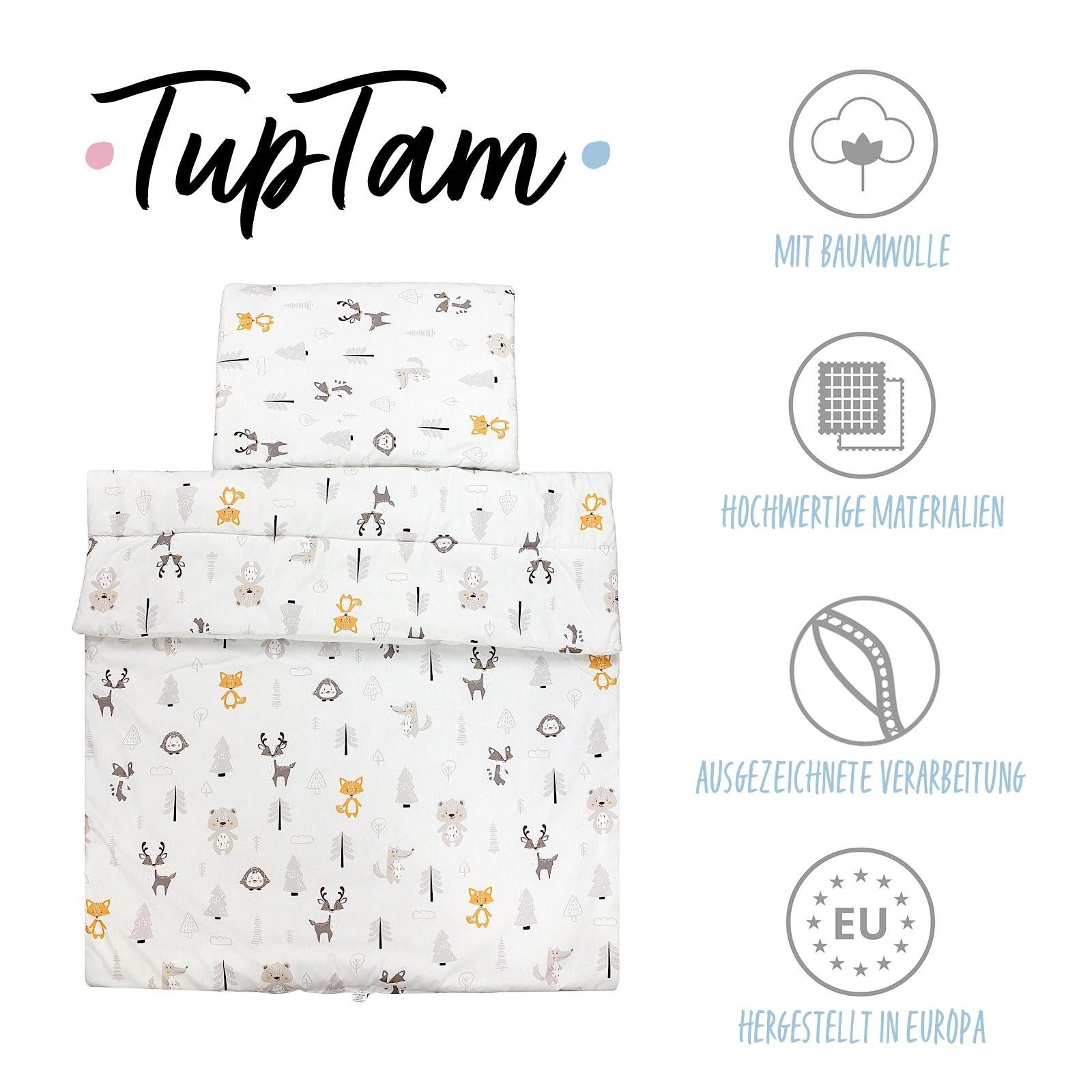 TupTam Kinderbettdecke Kinder Gemusterte Bettdecken Set Ganzjahresdecke Kop günstig online kaufen
