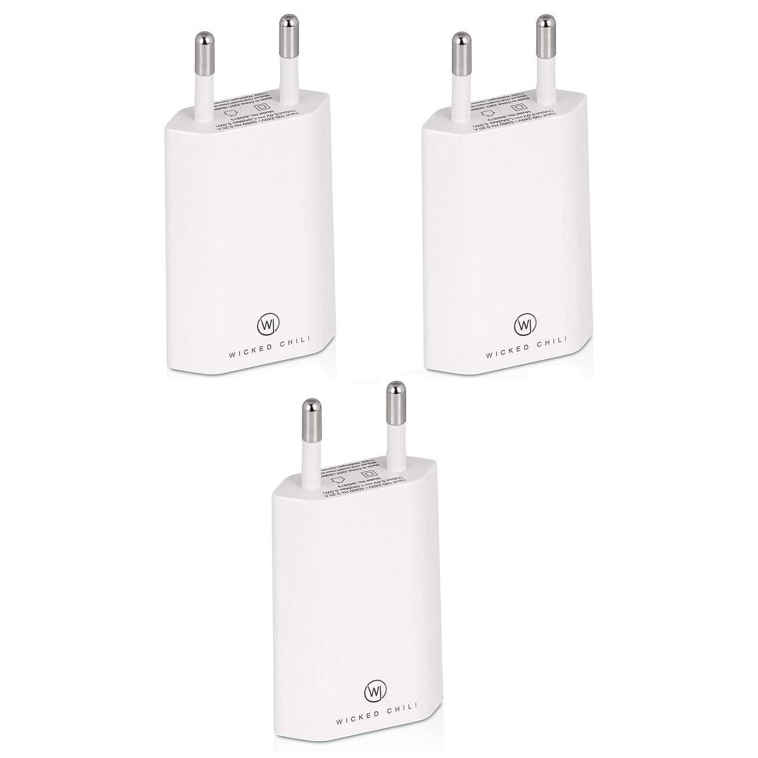 Wicked Chili 3x Pro Series Netzteil USB Adapter Netzstecker USB Steckernetzteil