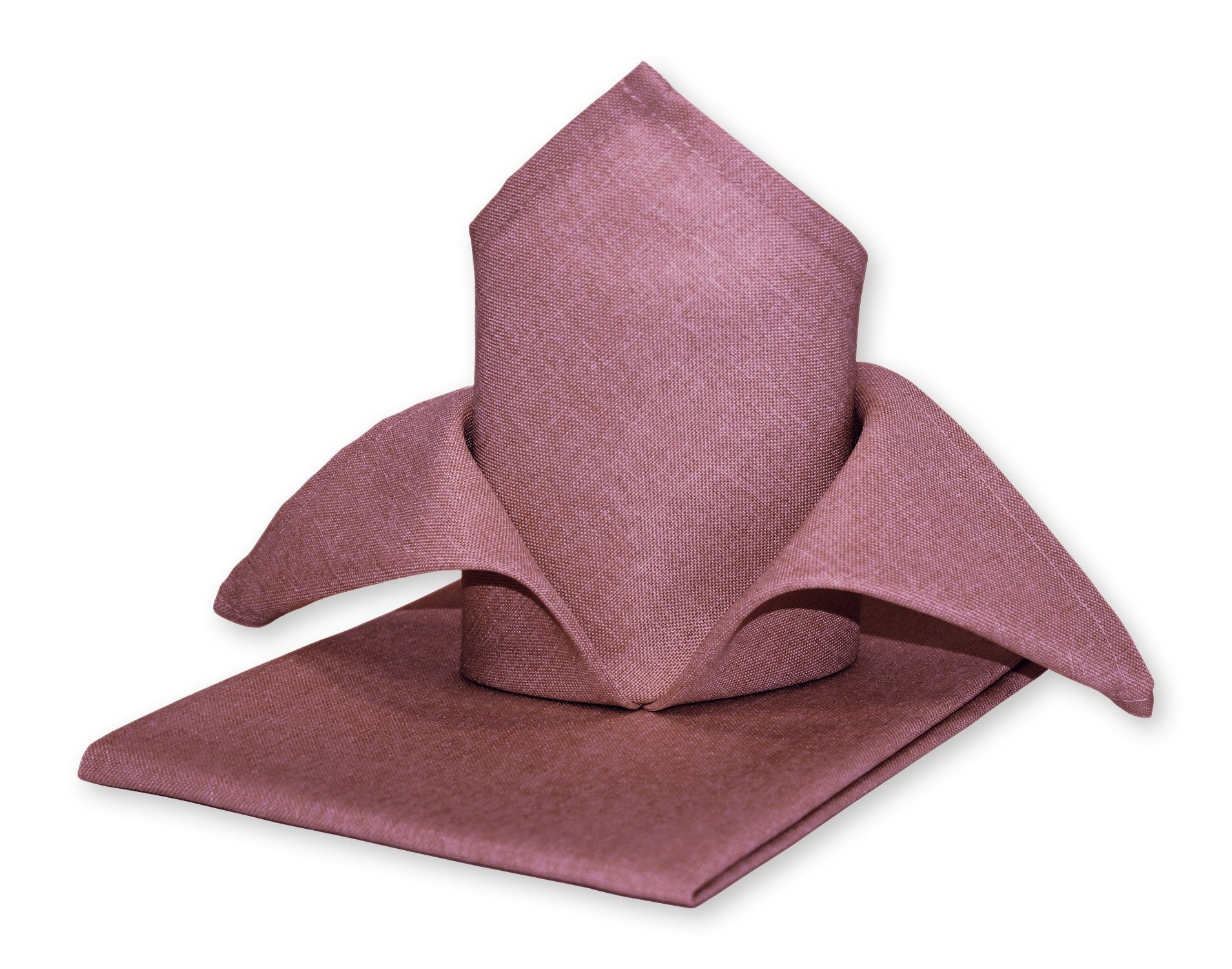 Haus und Deko Platzset 4er Pack Stoff Servietten Struktur Leinenoptik bügelfrei 50x50 cm, (4-St)