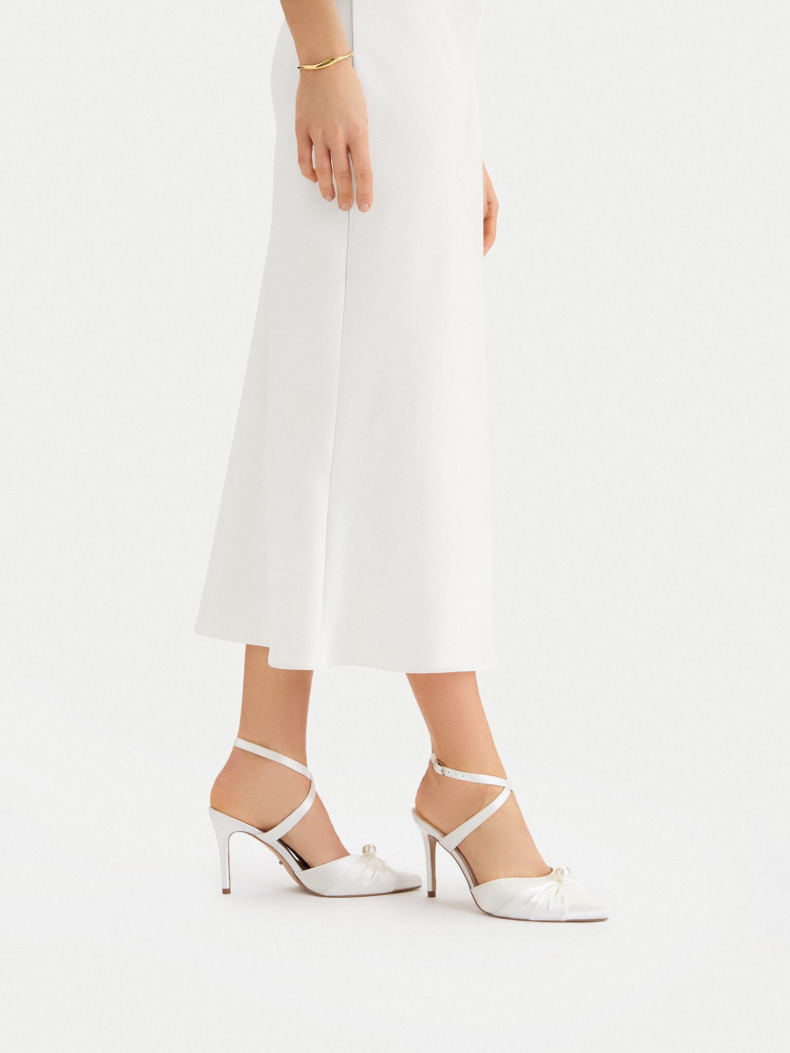 DeeZee Deezee Damen-High Heels Weiß DeeZee-CEO CD23029-13 Weiß High-Heel-Stiefel