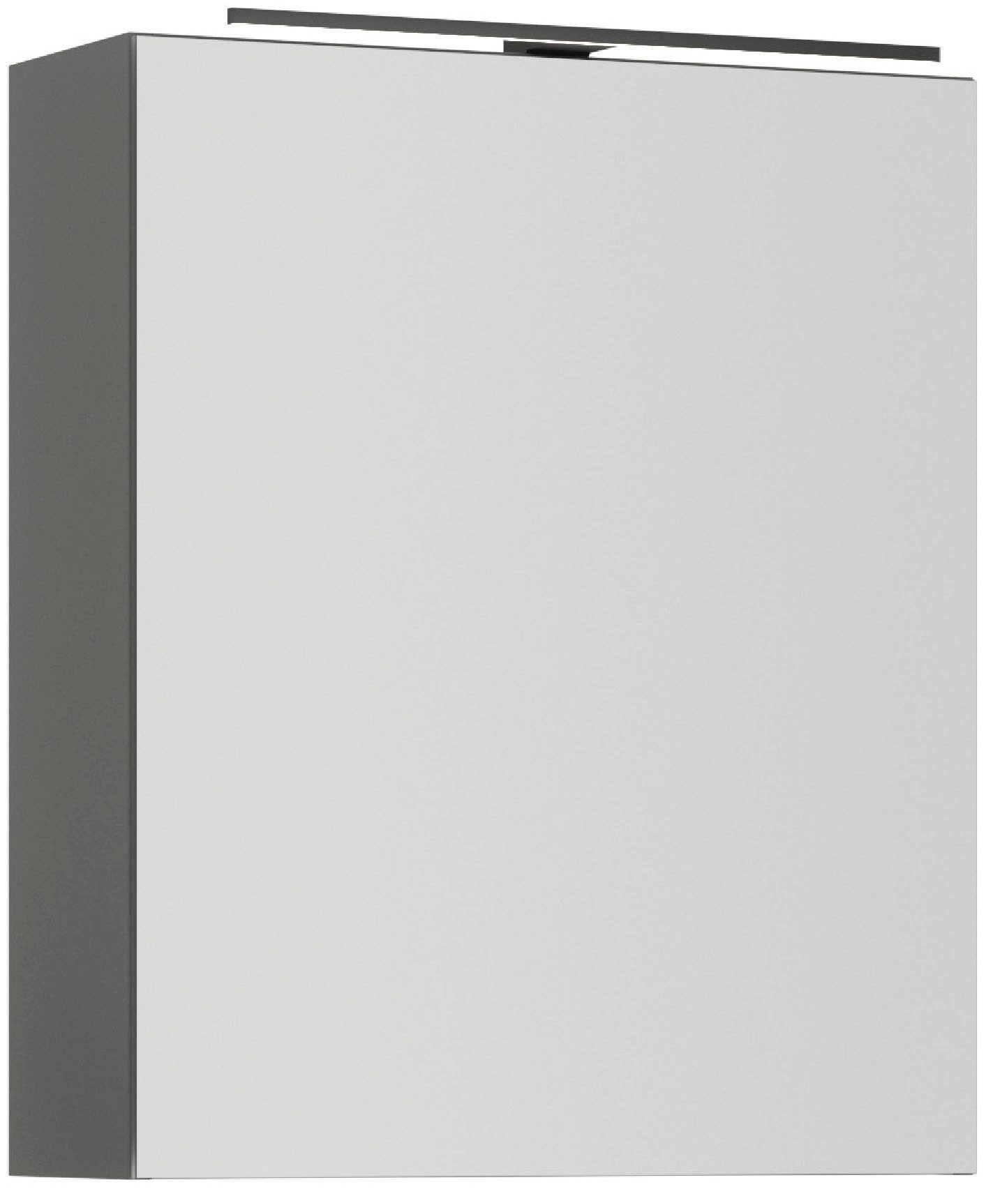 nobilia® Зеркалоschrank Prina (inkl. Beleuchtung mit Dimmerfunktion) in Breiten 60, 80, 100 und 120 cm, innenliegende Steckdose