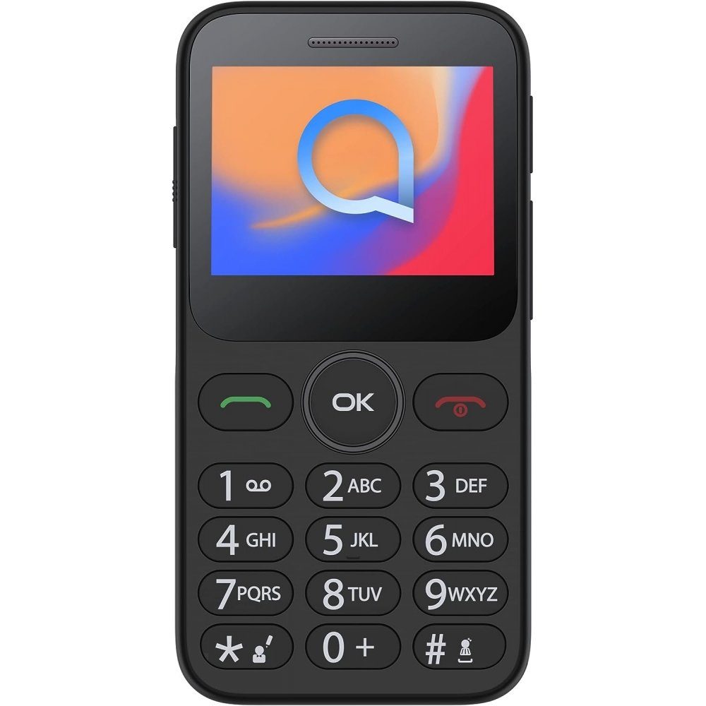 Alcatel 30.85 Handy Zoll) schwarz (2,4 - Seniorenhandy 