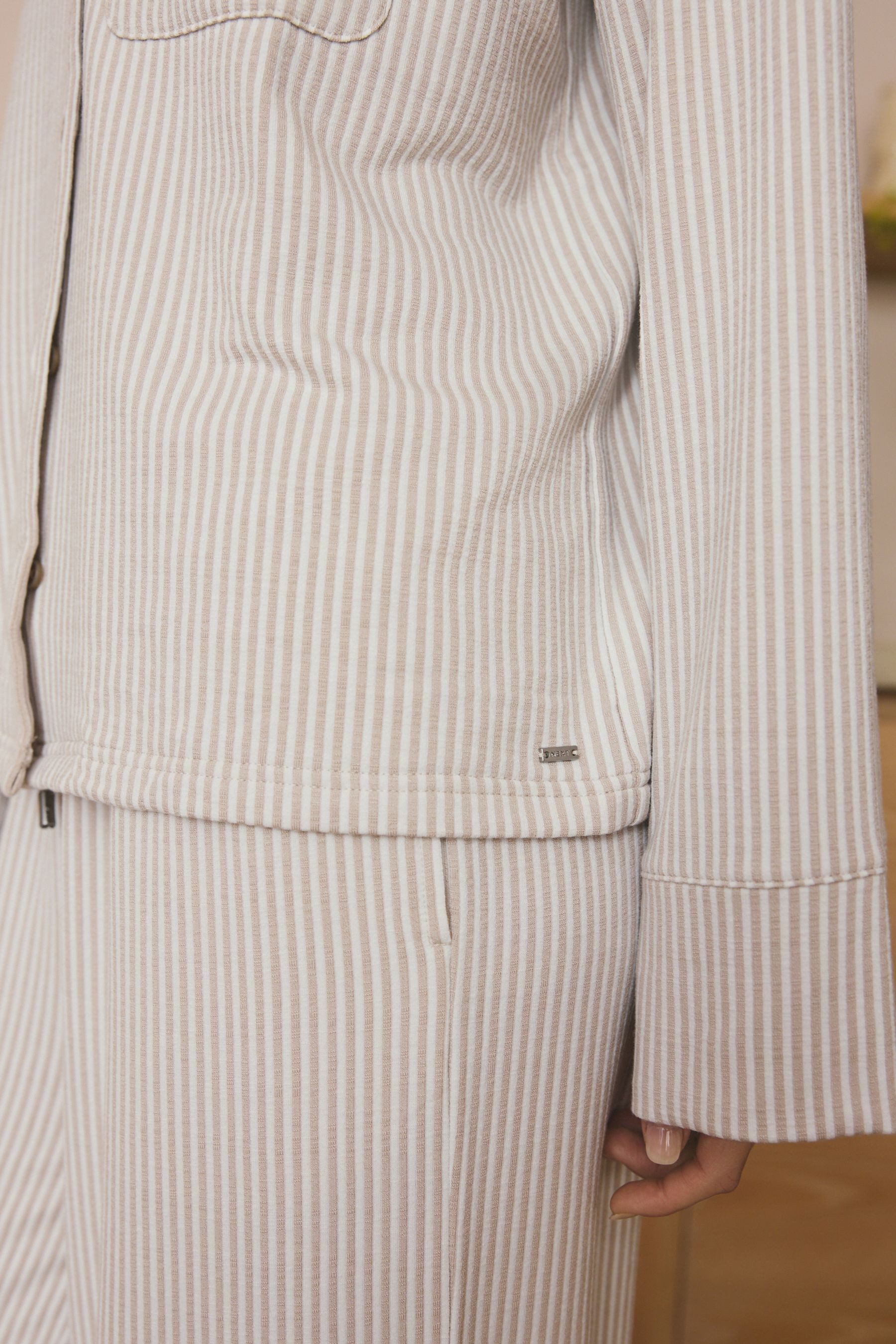 Next Pyjama Jersey-Pyjama mit Knopfleiste (2 tlg)