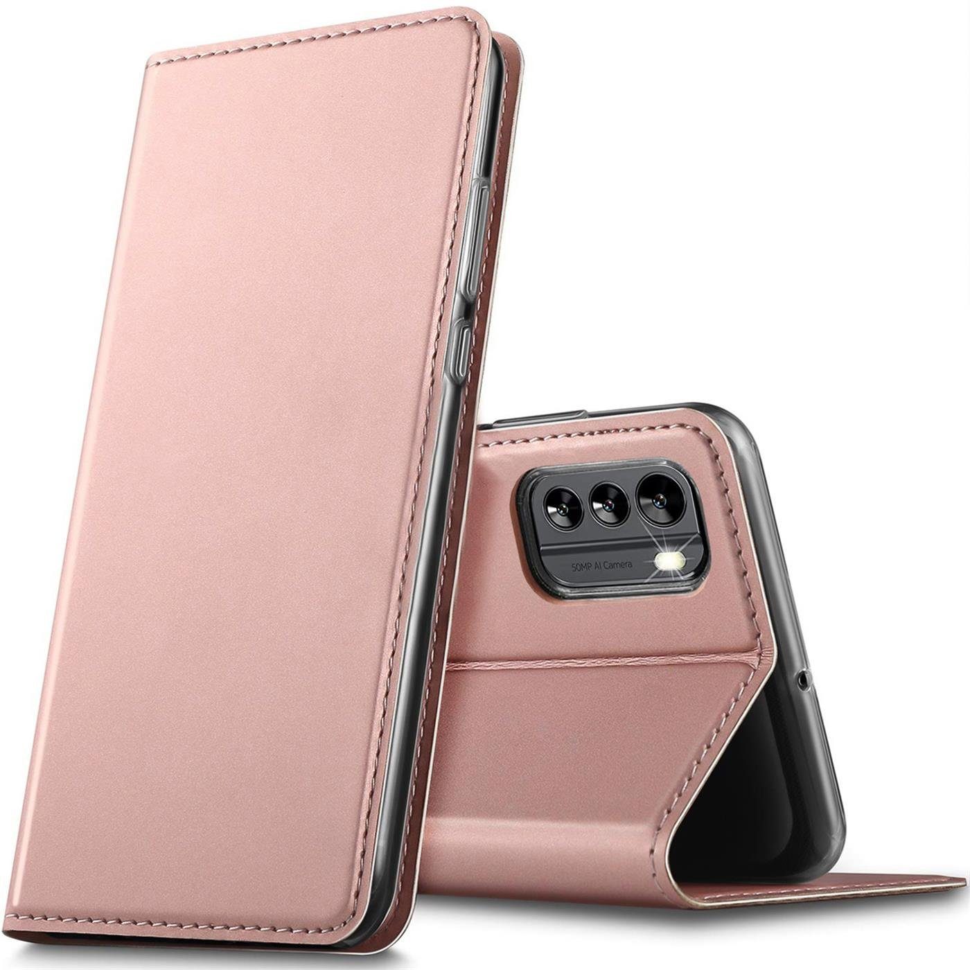 CoolGadget Handyhülle Magnet Case Handy Tasche für Nokia G60 5G 6,58 Zoll, Hülle Klapphülle Ultra Slim Flip Cover für Nokia G60 5G Schutzhülle