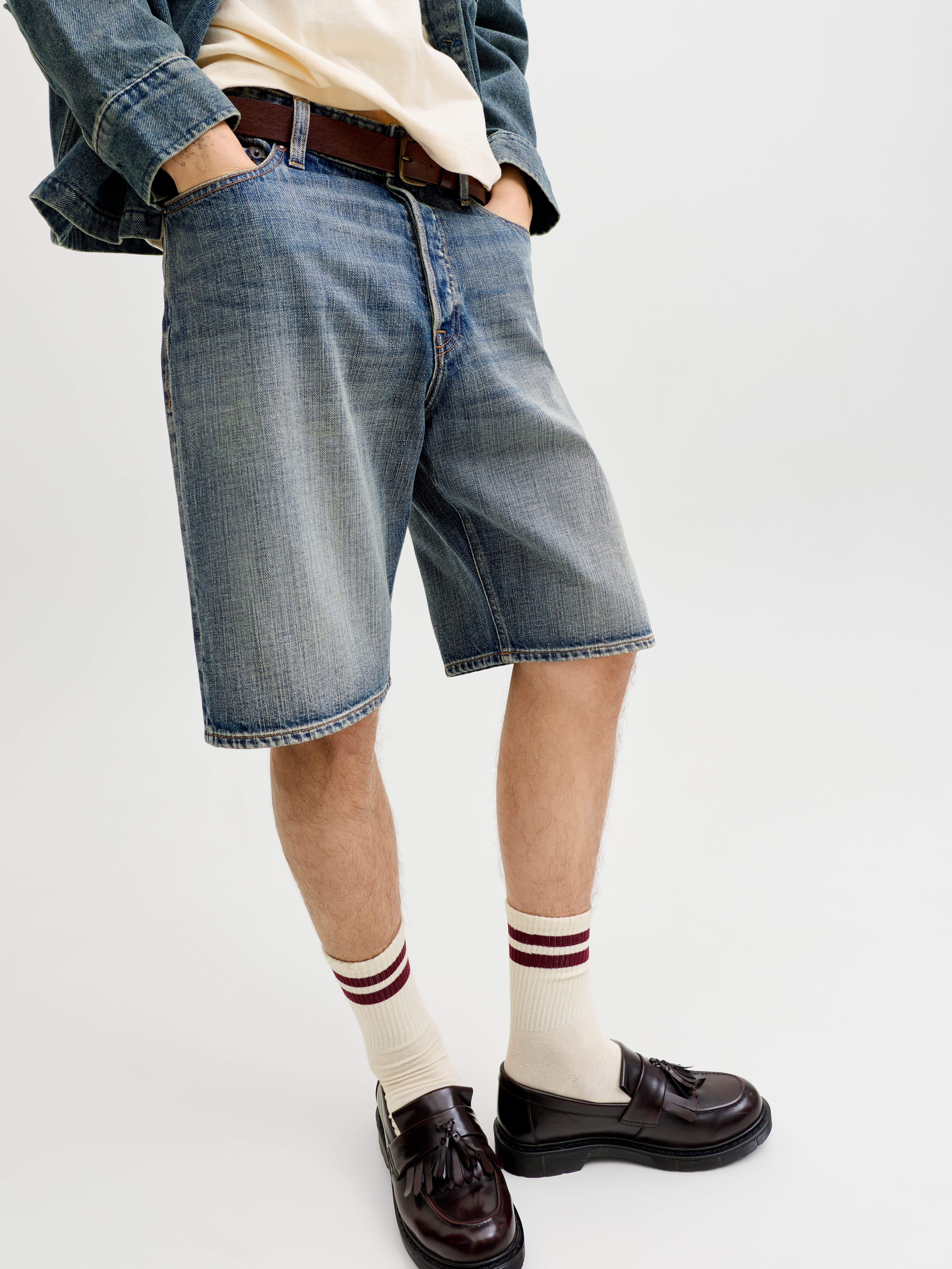 Jack & Jones Relaxshorts JJIALEX JJORIGINAL SHORTS SBD 300 SN Baumwolle, relaxed fit
