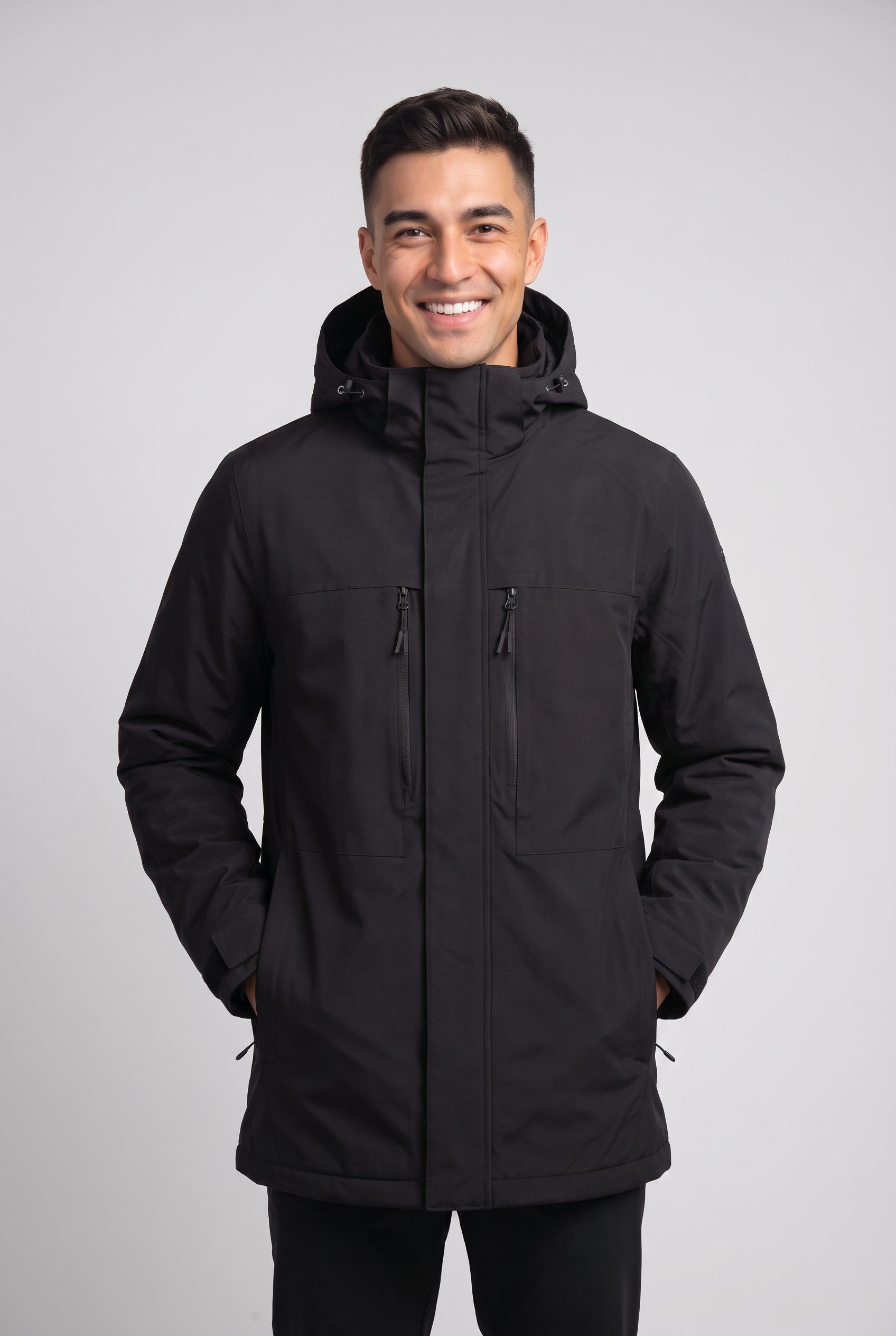 Icepeak Funktionsjacke ICEPEAK ALSTON Funktionsjacke für den Outdoorbereich, sportlicher Stil, aus Polyester