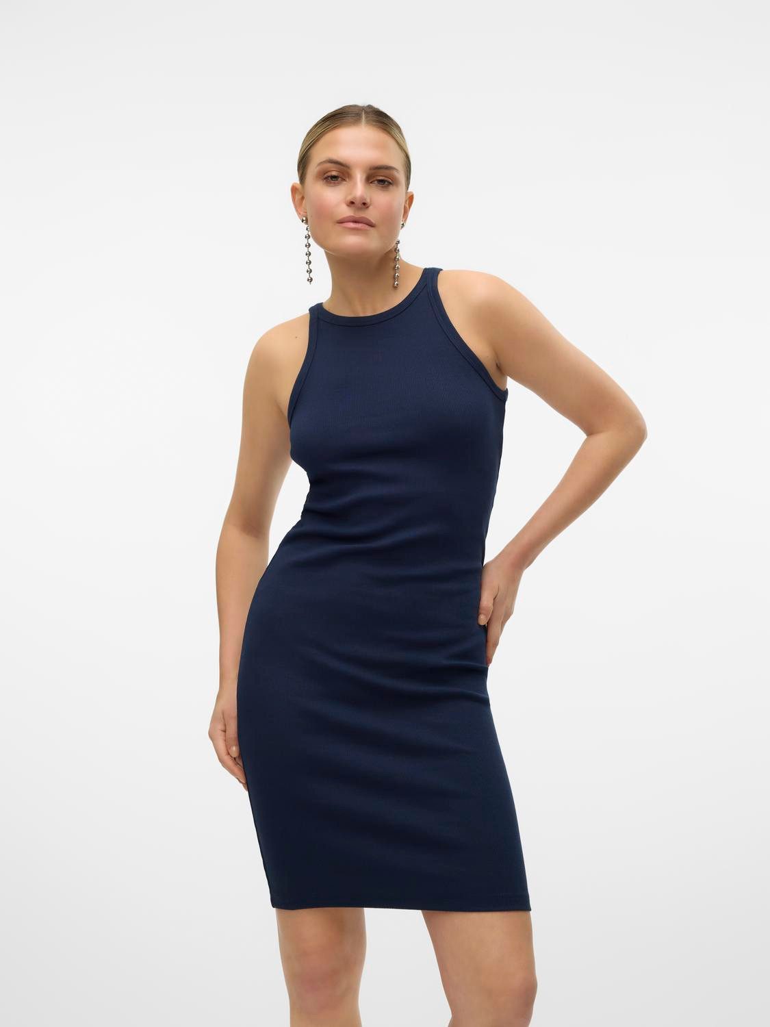Vero Moda Shirtkleid Kurzes Rundhals Ärmellos günstig online kaufen