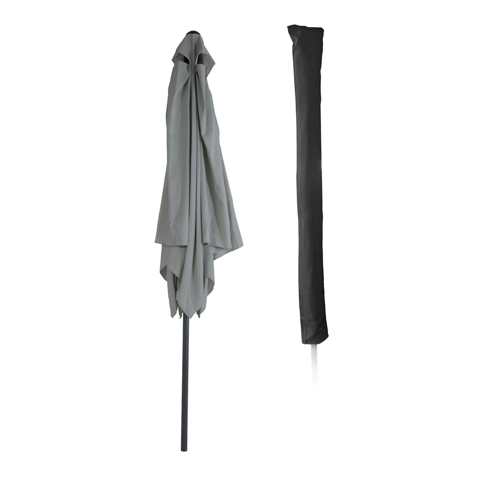 SVITA Sonnenschirm, Set, Set Sonnenschirm mit Schutzhülle, Set, mit Schutzhülle, Balkonschirm, Sonnenschutz, 3x2 m