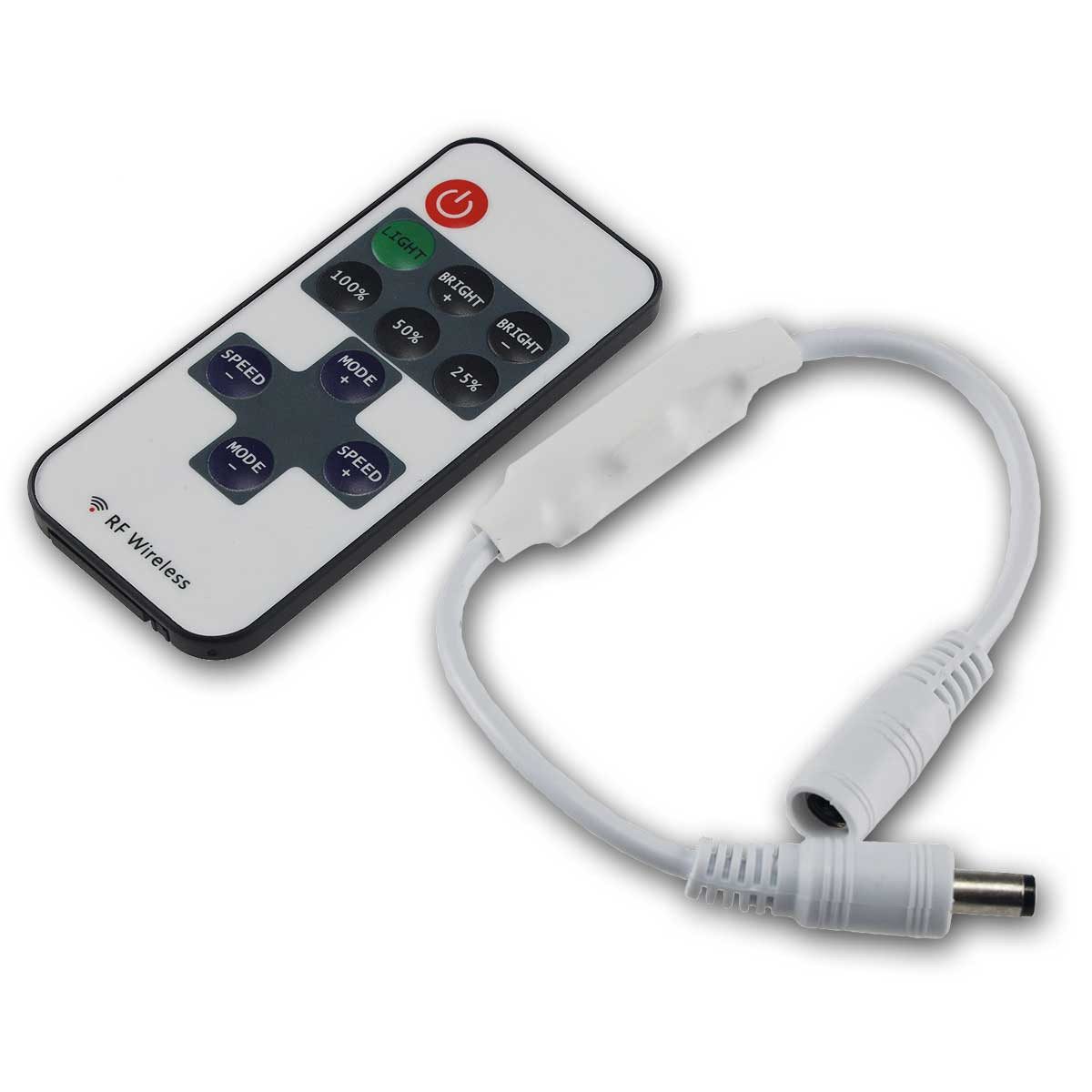 ChiliTec LED-Streifen LED Funk-Controller, Dimmer/Schalter 12-24V, 72W