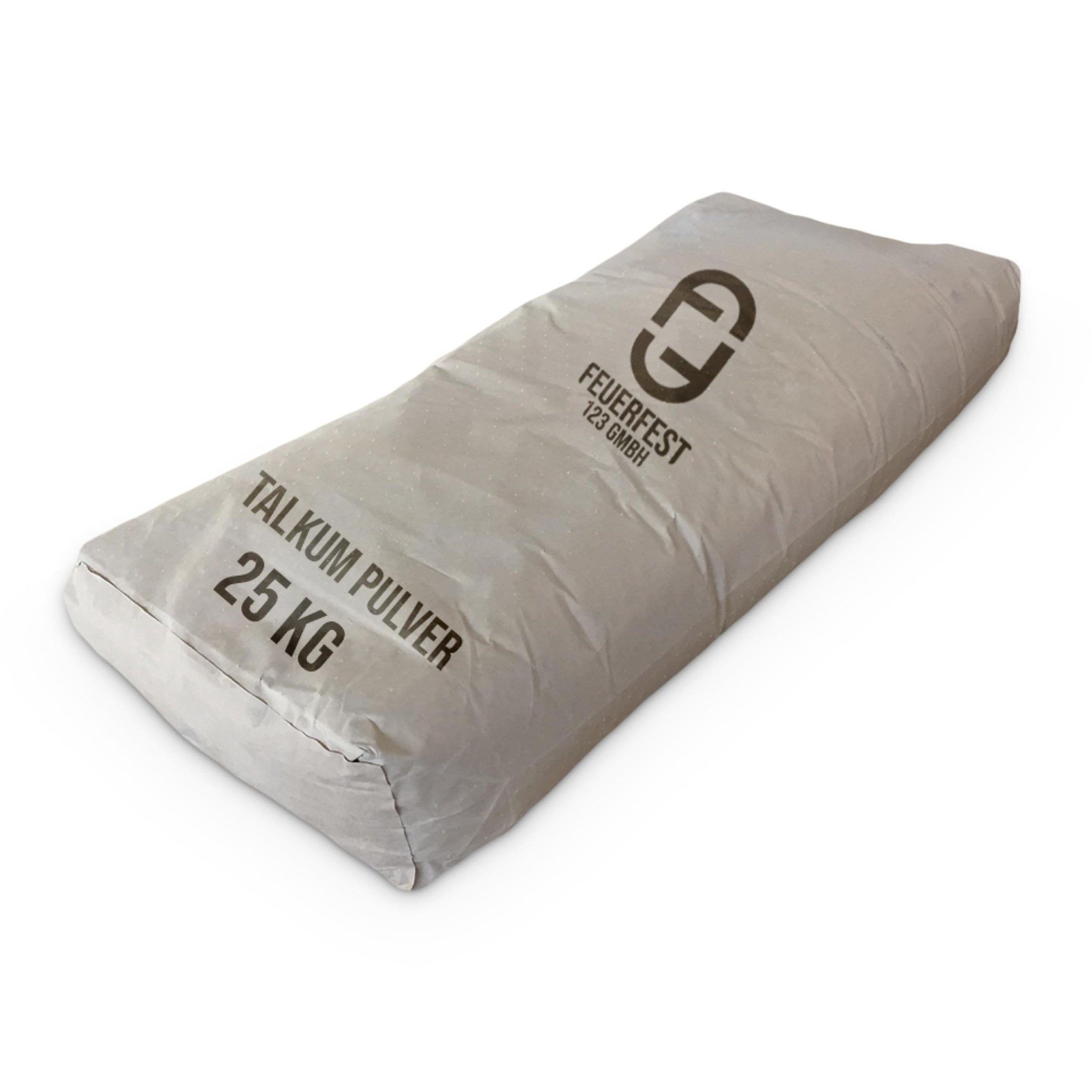 Feuerfest 123 GmbH Formtrennmittel Talkum Pulver 25kg, (weich, wasserabweisend, geruchslos, asbestfrei), - ohne Zusatzstoffe