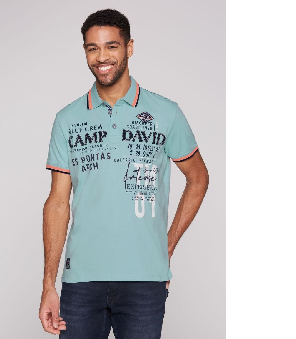 CAMP DAVID Poloshirt mit Trikotkragen und günstig online kaufen