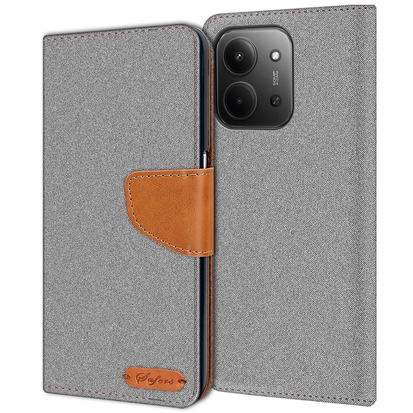 Handyhülle Denim Schutzhülle Flip Case für Xiaomi Redmi 15C