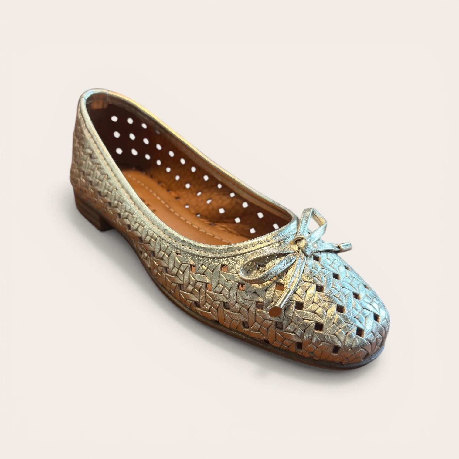 Begoria Begoria Aurelia - Premium Leder-Ballerina mit Schleifendetail Ballerina