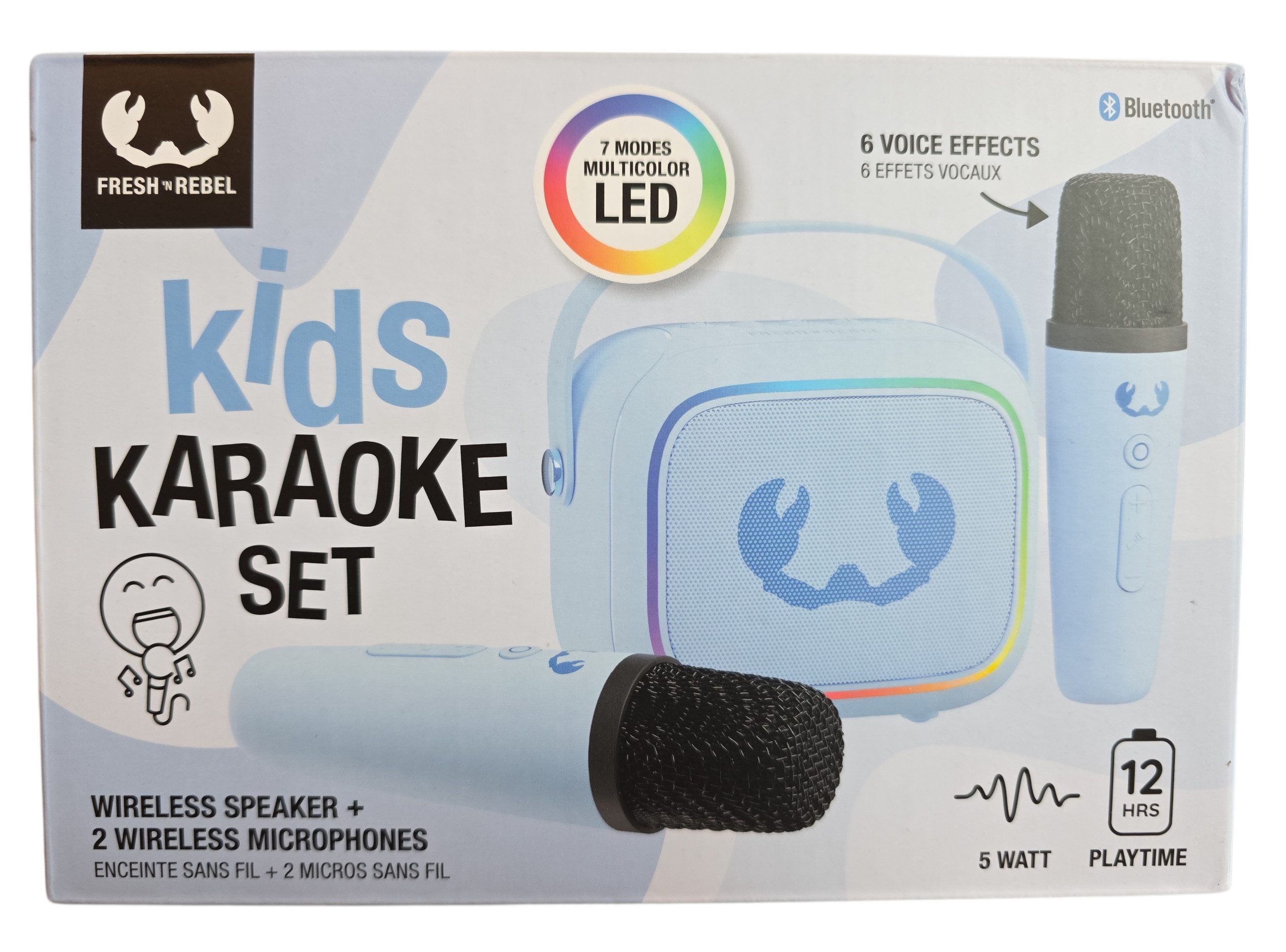 Fresh´n Rebel Fresh Rebel Karaoke Lautspecher Kids Kabelloses Karaoke-Set Karaoke-Maschine (5 W)