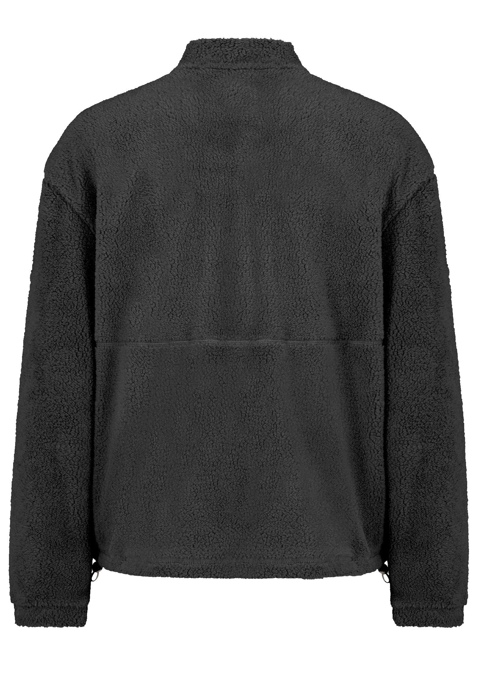 SUBLEVEL Fleecejacke Damen Teddyfleece Kuschelig Übergangsjacke Jacke Outdoor Stehkragen, Kapuze, flauschig, kuschelig, warm, Outdoor – Bild 4 von 5