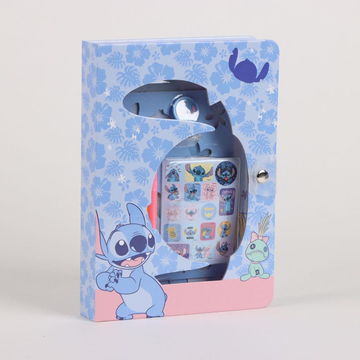 Cerda Notizbuch Disney Stitch Set für Kinder – Канцелярские товары mit Stickern & Stiften