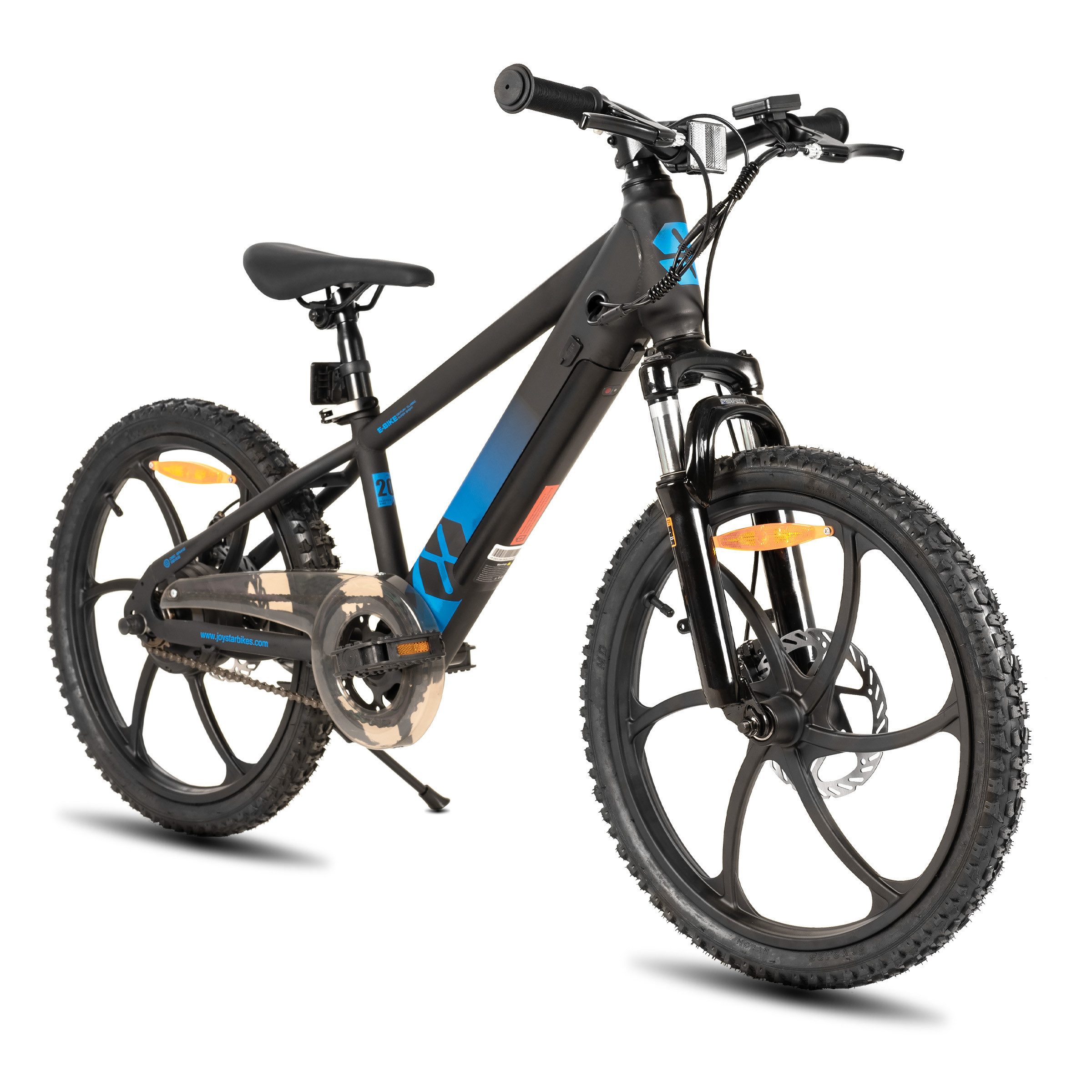 HILAND E-Bike E-Mountainbike 20 Zoll 24V 250W, Einheitsreifen & entnehmbarer Akku, Heckmotor, 124,8 Wh