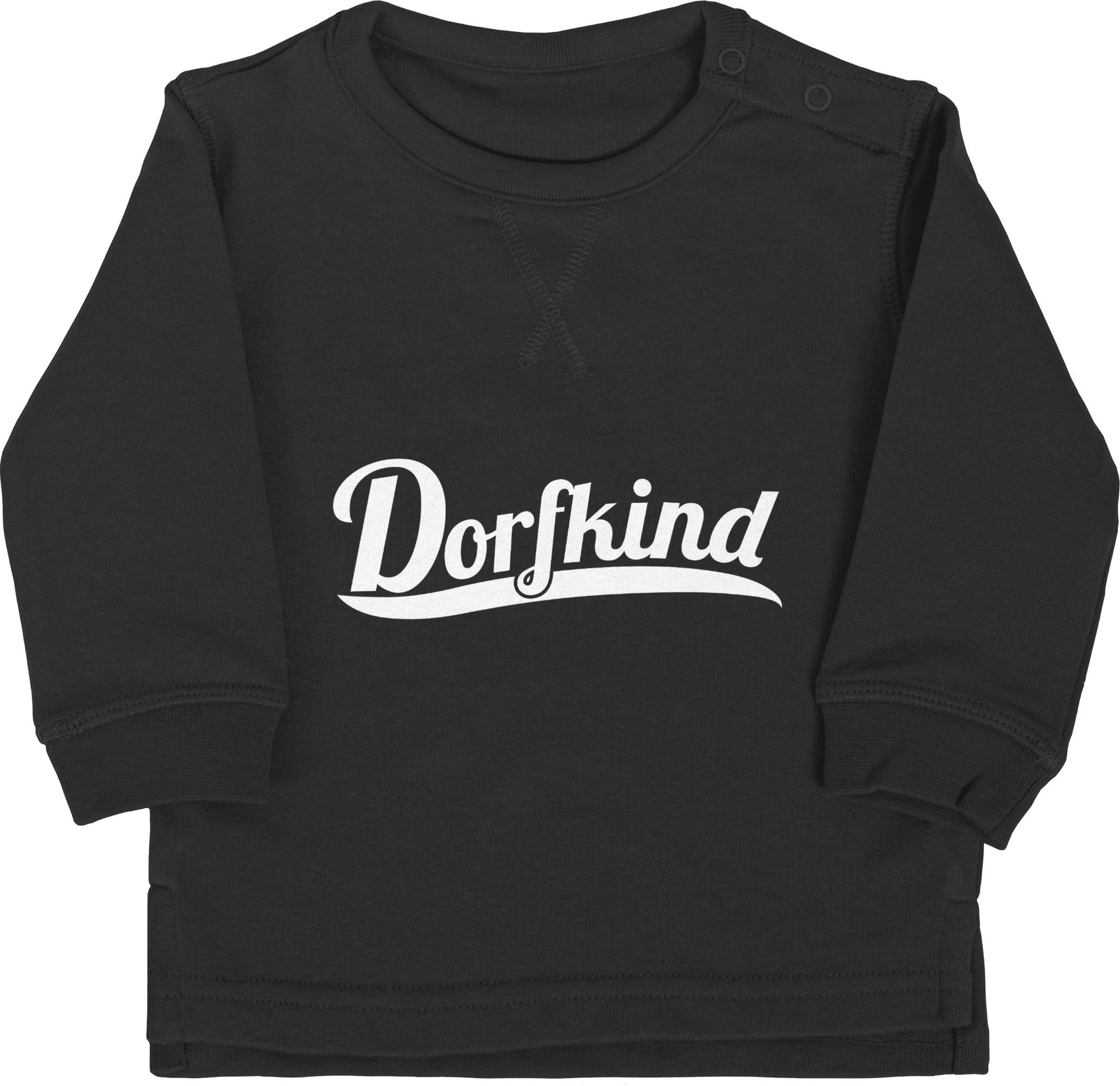 Shirtracer Sweatshirt »Dorfkind Weiss Statement Sprüche Baby Baby