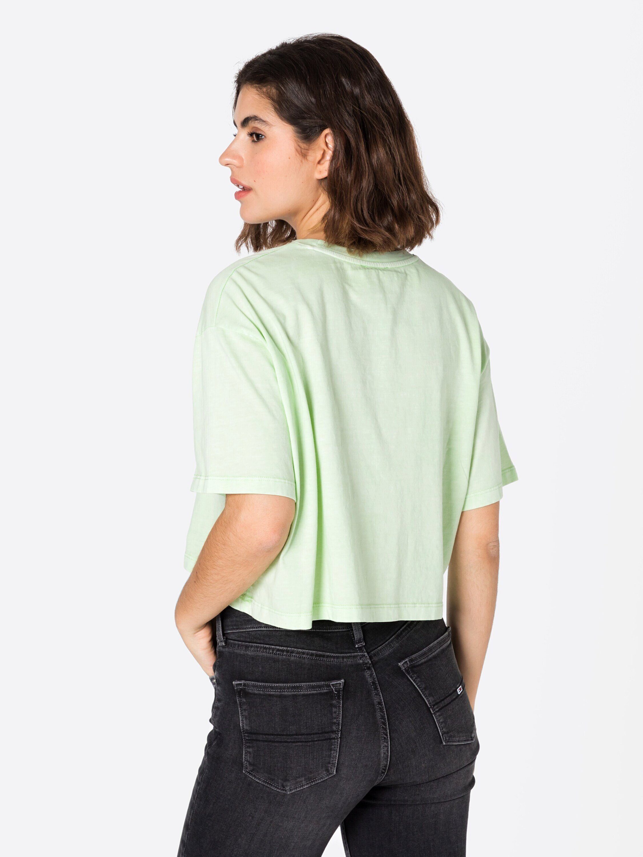Details, Schulter T-Shirt Lelole Überschnittene (1-tlg) Plain/ohne LTB