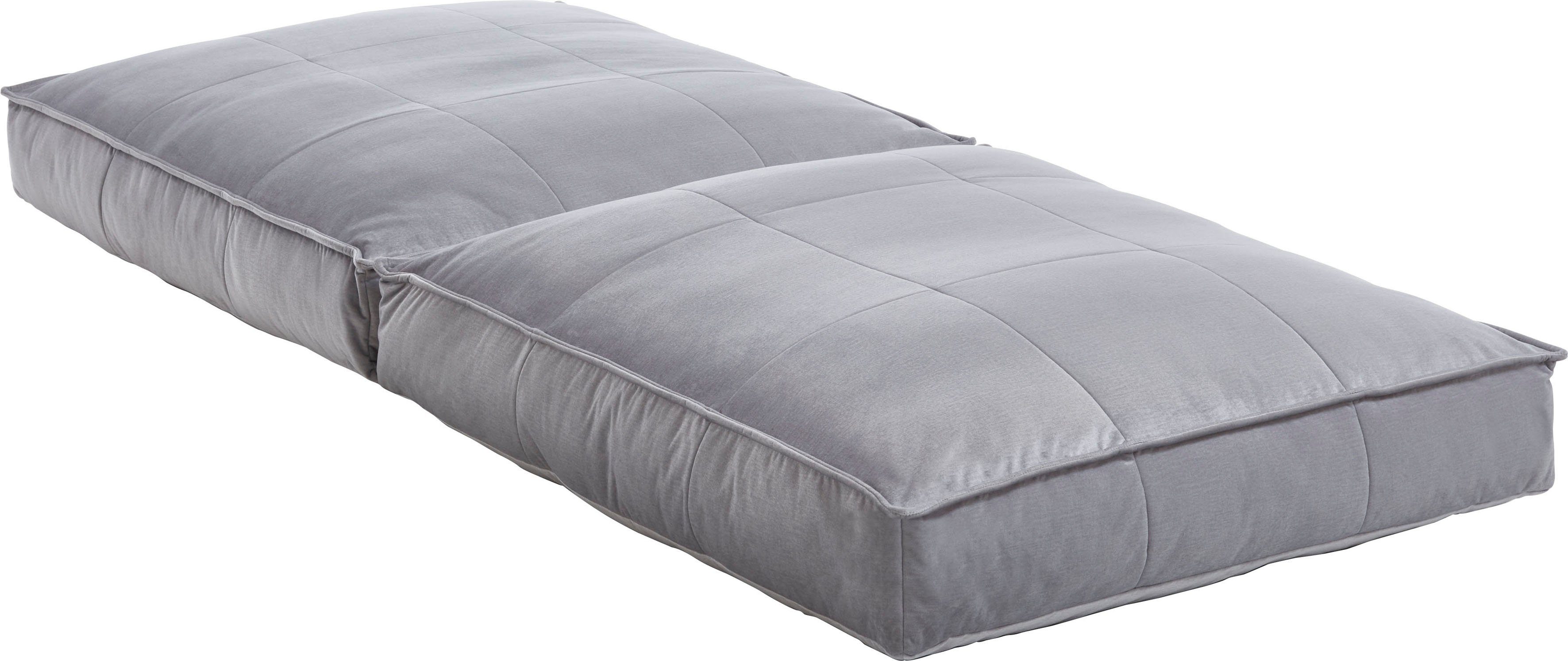 hellgrau home XXL-Sessel ATLANTIC collection Miro, | XXL-Sessel hellgrau Gästebett wandelbar zum