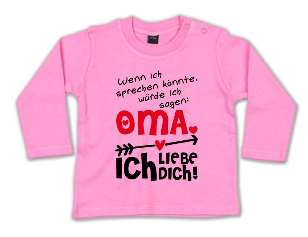 Ggraphics Longsleeve Wenn ich sprechen könnte würde ich sagen Oma