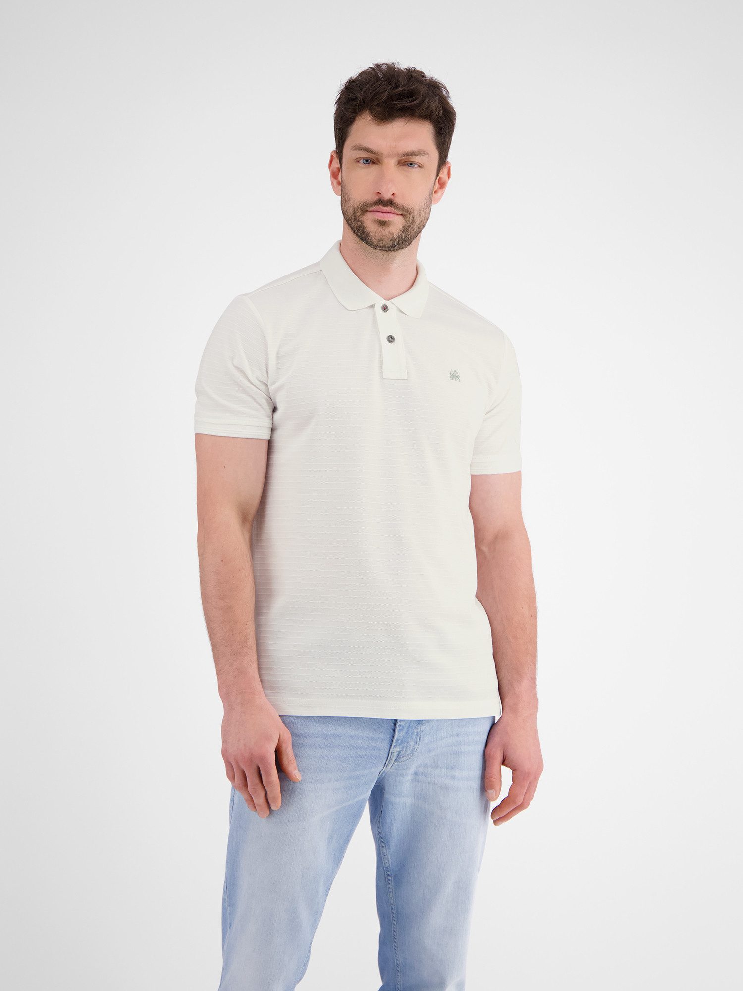 LERROS Poloshirt "LERROS Herren Poloshirt, tonal gestreift" günstig online kaufen