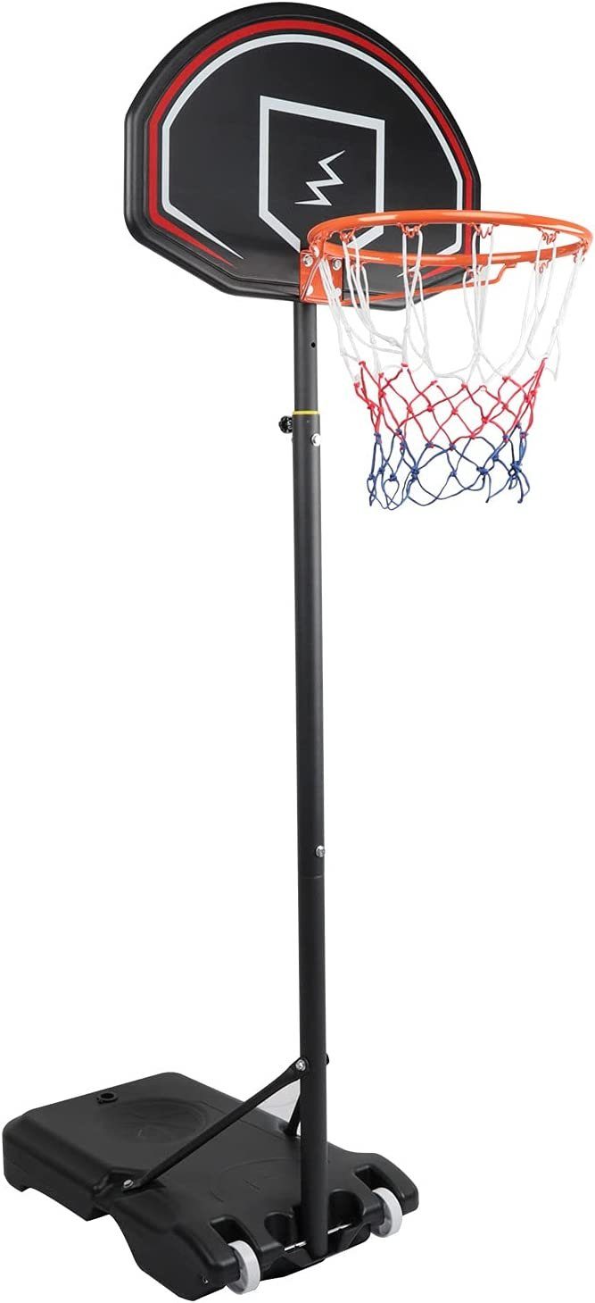 YOLEO Basketballkorb Höhenverstellbar mit Ständer Korbanlage für Kinder, Höhenverstellbar