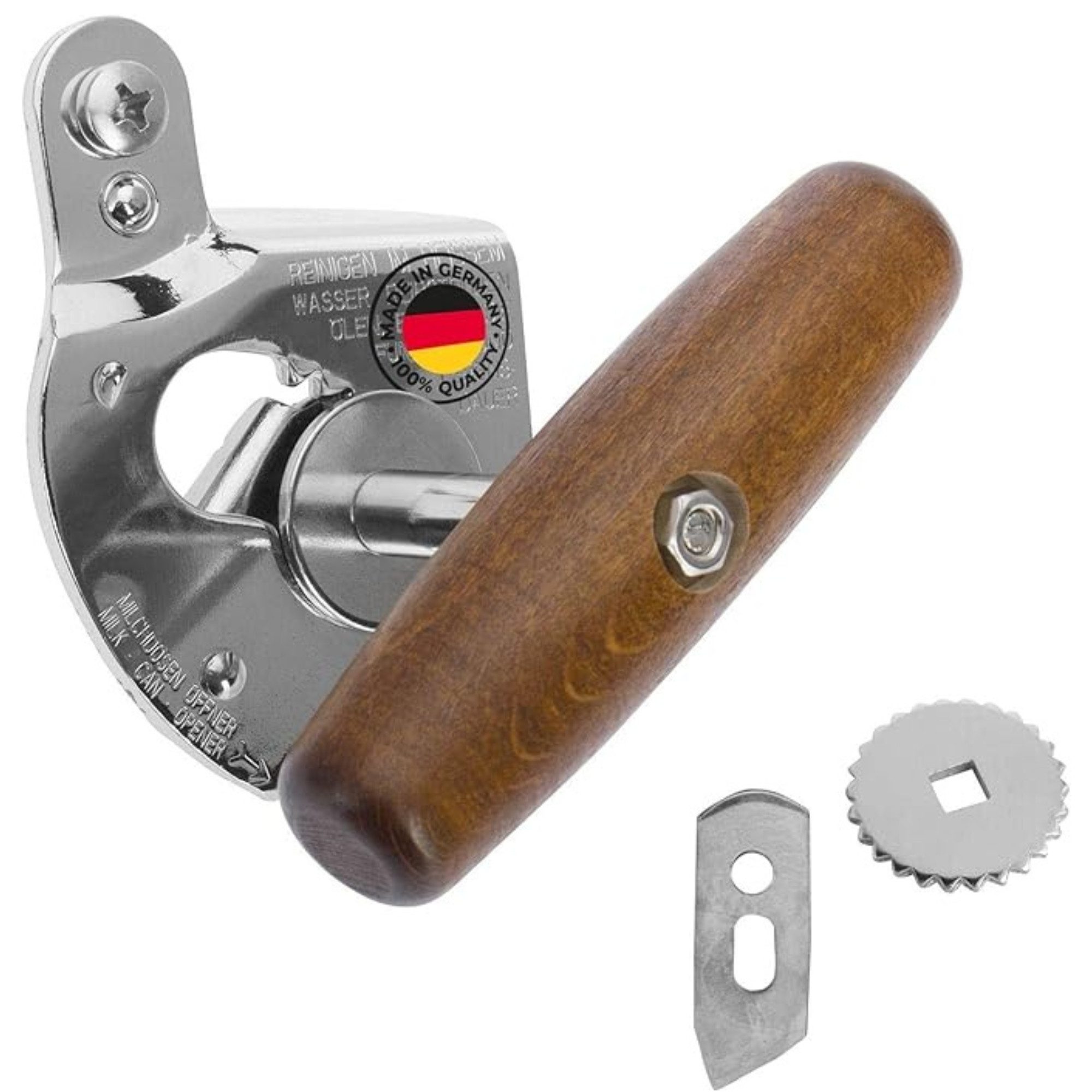 WESTMARK Dosenöffner Set 3-tlg.: 1 Profi-Dosenöffner Titan + Ersatzteil