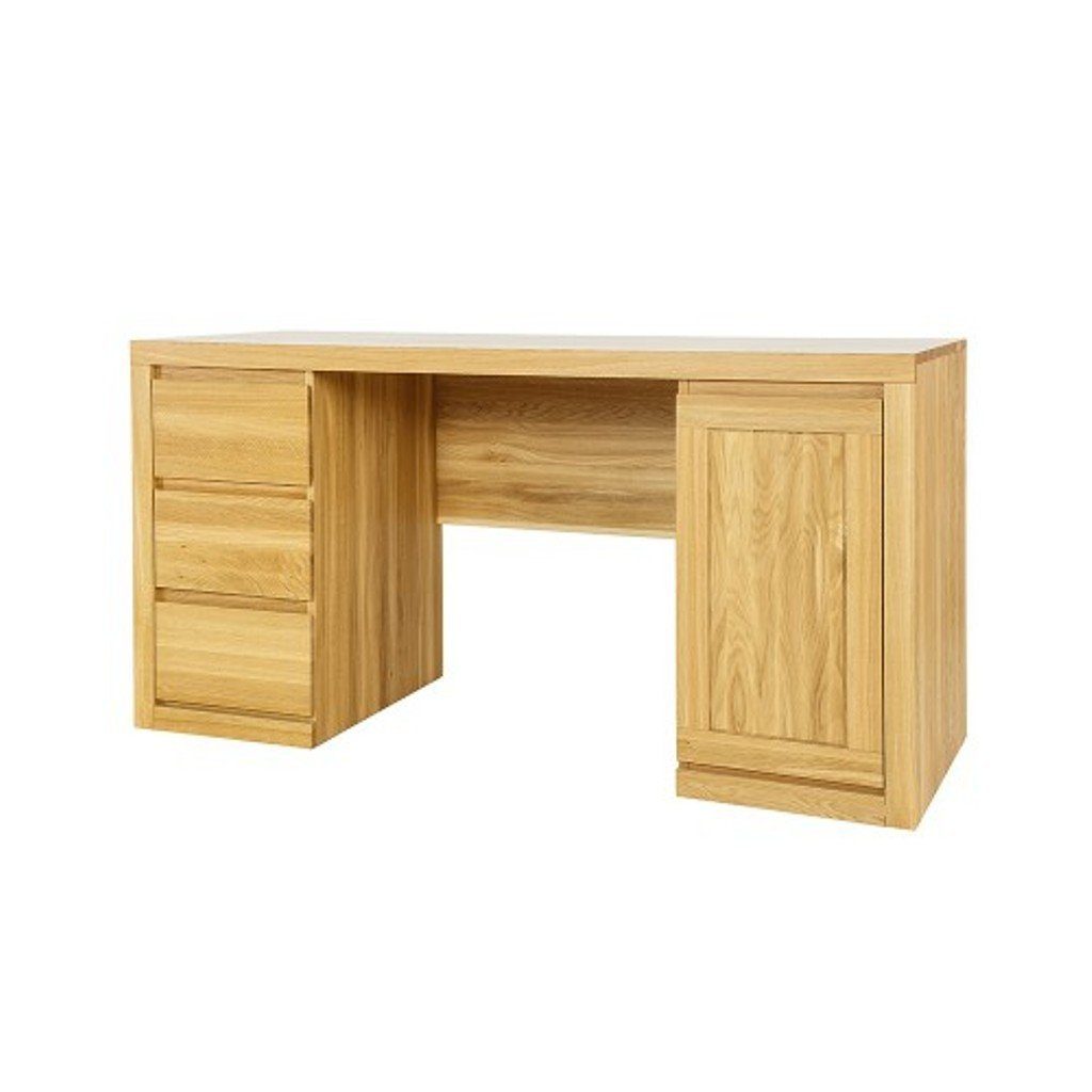 JVmoebel Schreibtisch, Schreibtisch Holztisch Computertisch Massivholz Bürotisch Tisch