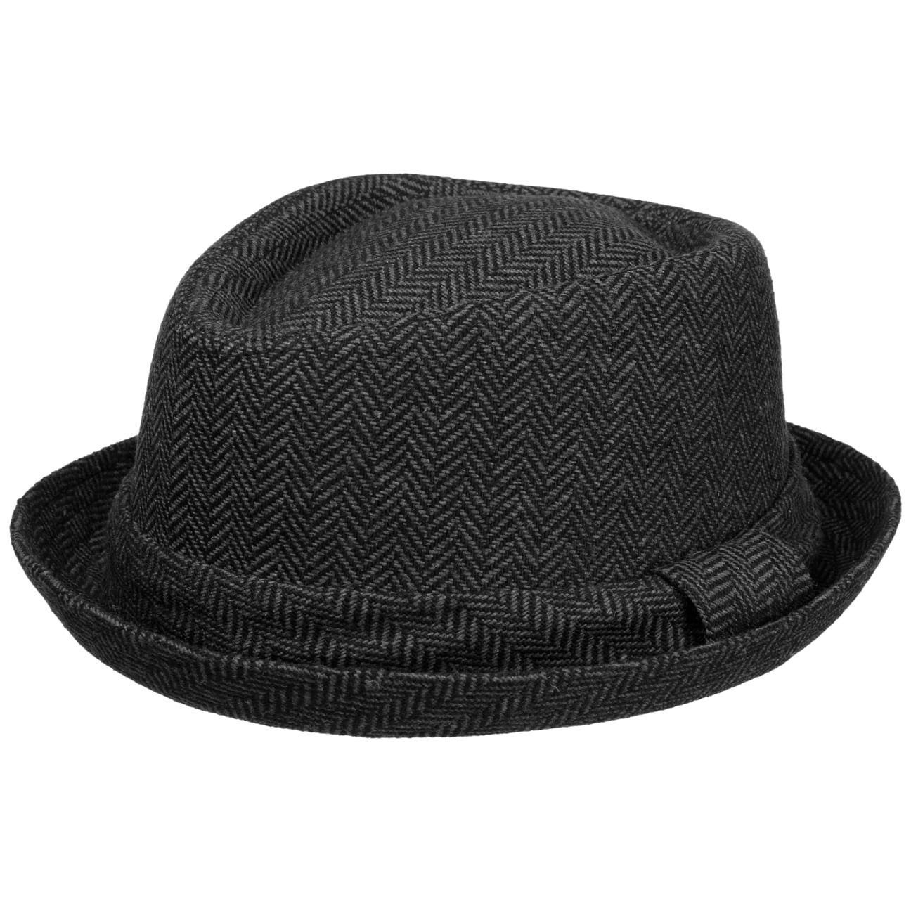 Lipodo Fedora (1-St) Fedora mit Futter schwarz-grau