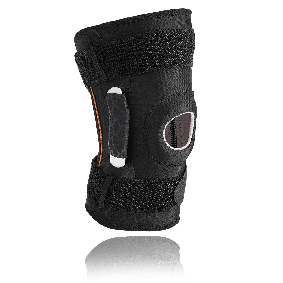 HMS Kniebandage Stabile Bandage fürs Knie mit extra Stabilisator Größen S - XL, Hilft bei leichter Instabilität der Kniescheibe