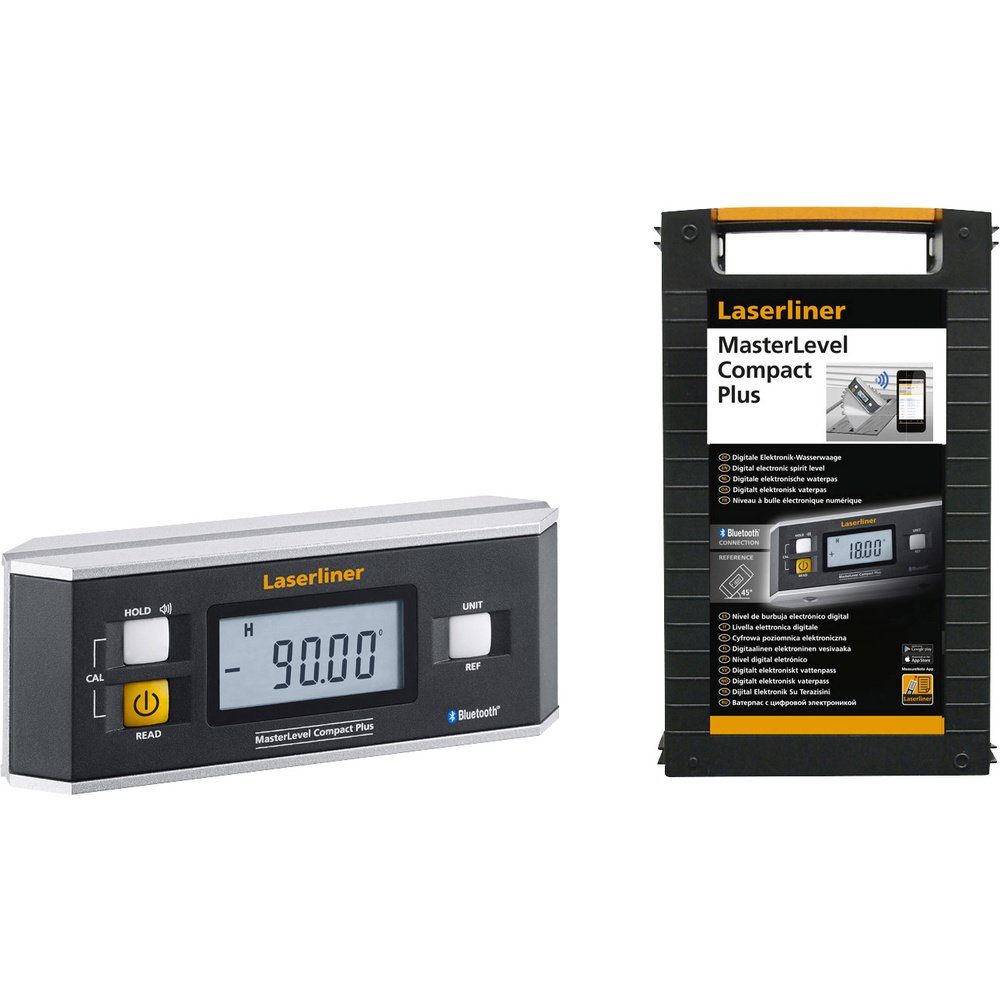 LASERLINER Wasserwaage Laserliner MasterLevel Compact Plus 081.265A Digitale Wasserwaage mit, (MasterLevel Compact Plus)