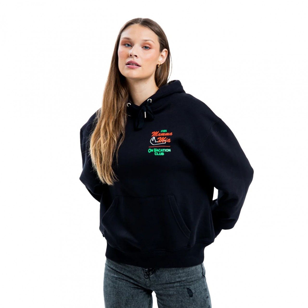 On Vacation Club Hoodie Casa Mamma Mia Hoodie, schwarz