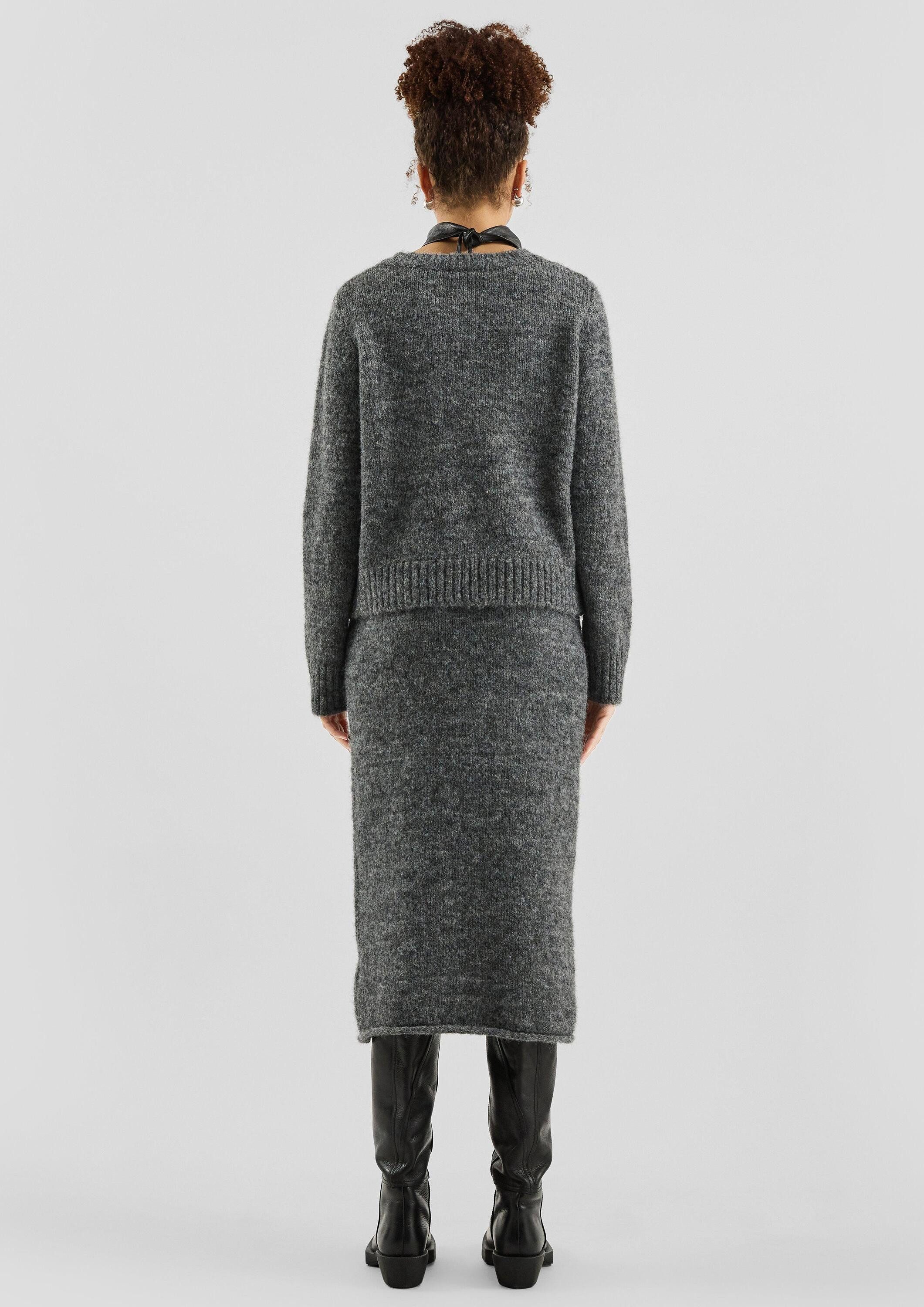 QS Cardigan Strickjacke Flauschige Strickjacke