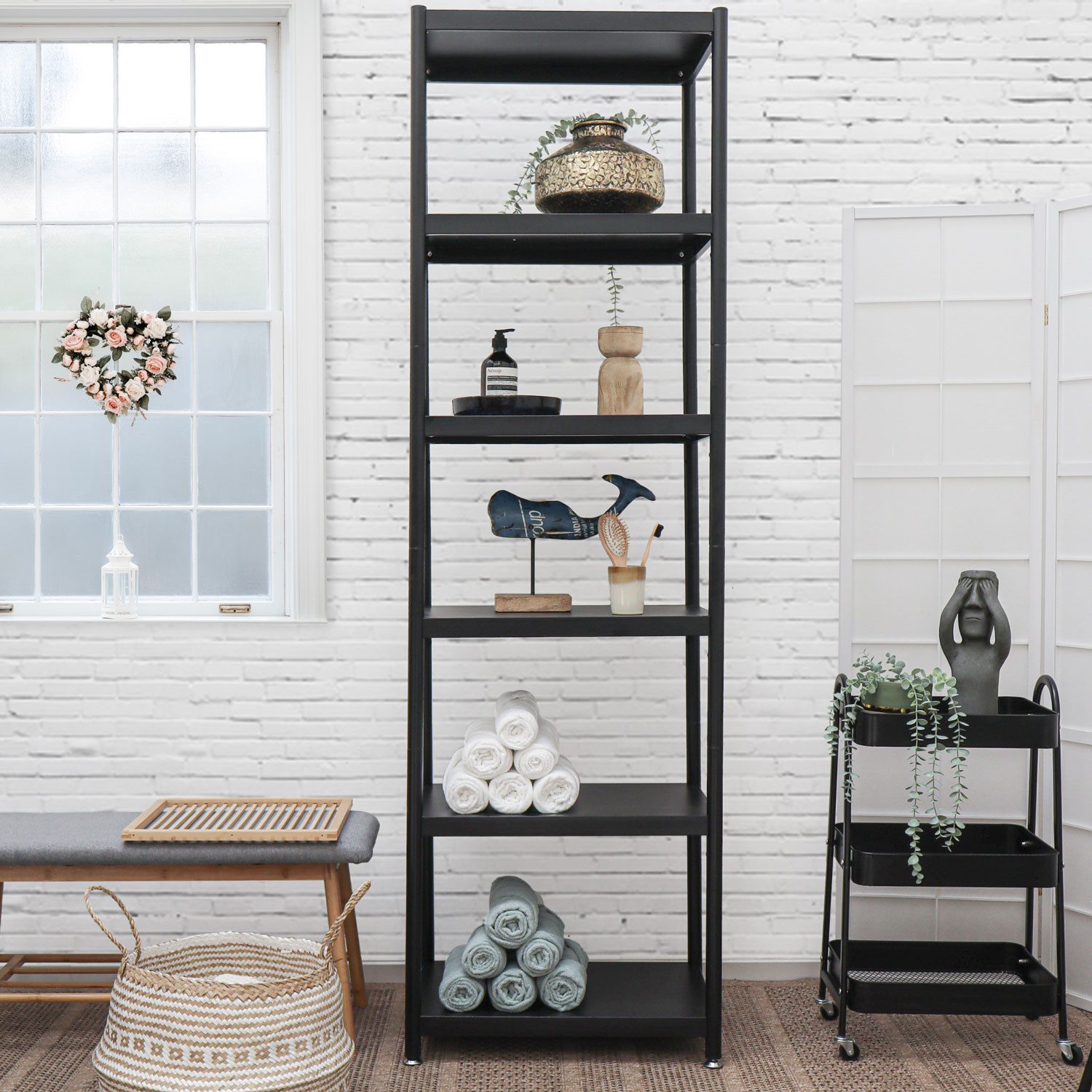 shelfr Regal mit 6 Ablagen - 61x41x210 Industrial Design Metallregal - Stan günstig online kaufen