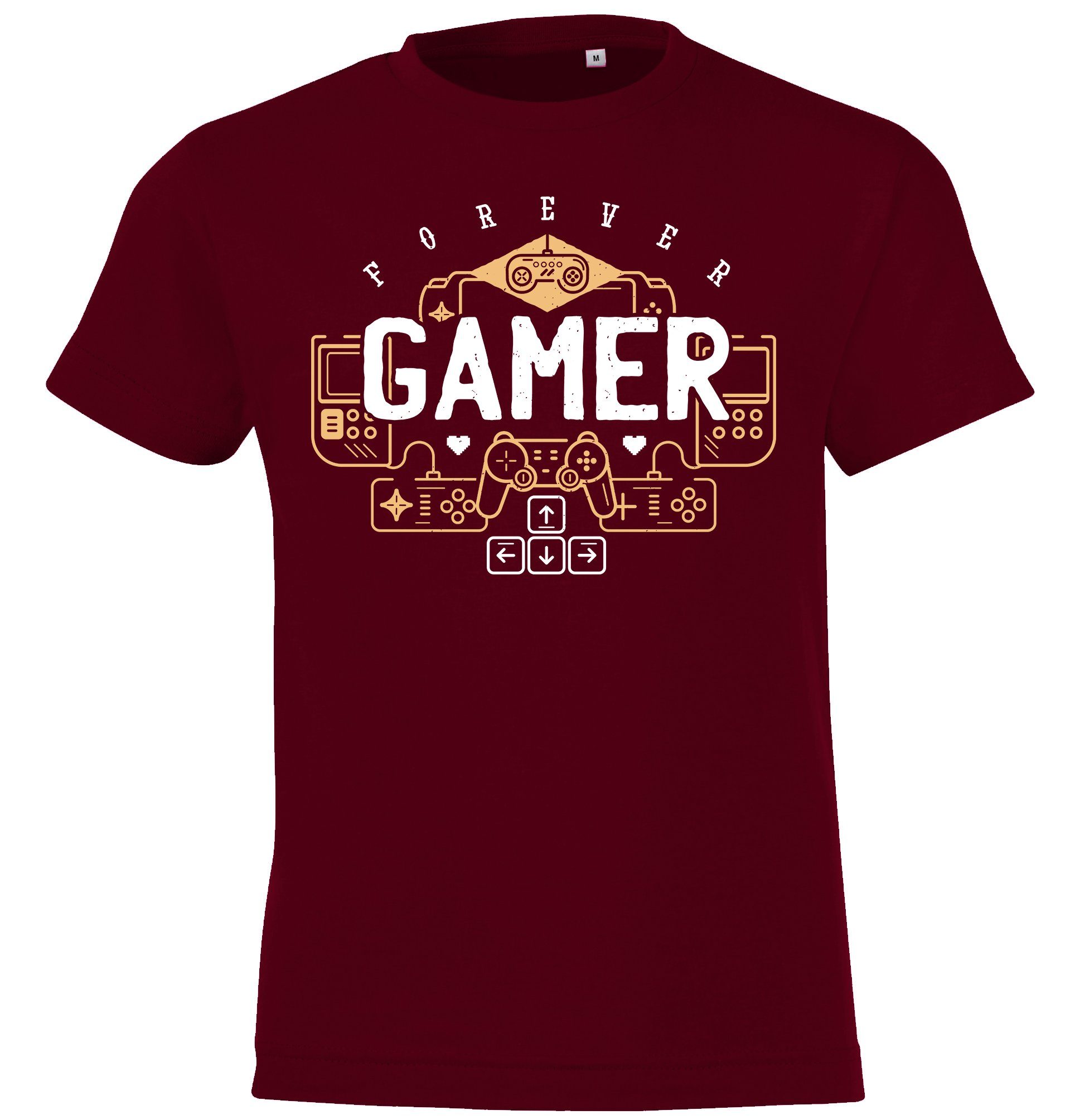 T-Shirt Gamer Forever Kinder T-Shirt für Jungen und Mädchen
