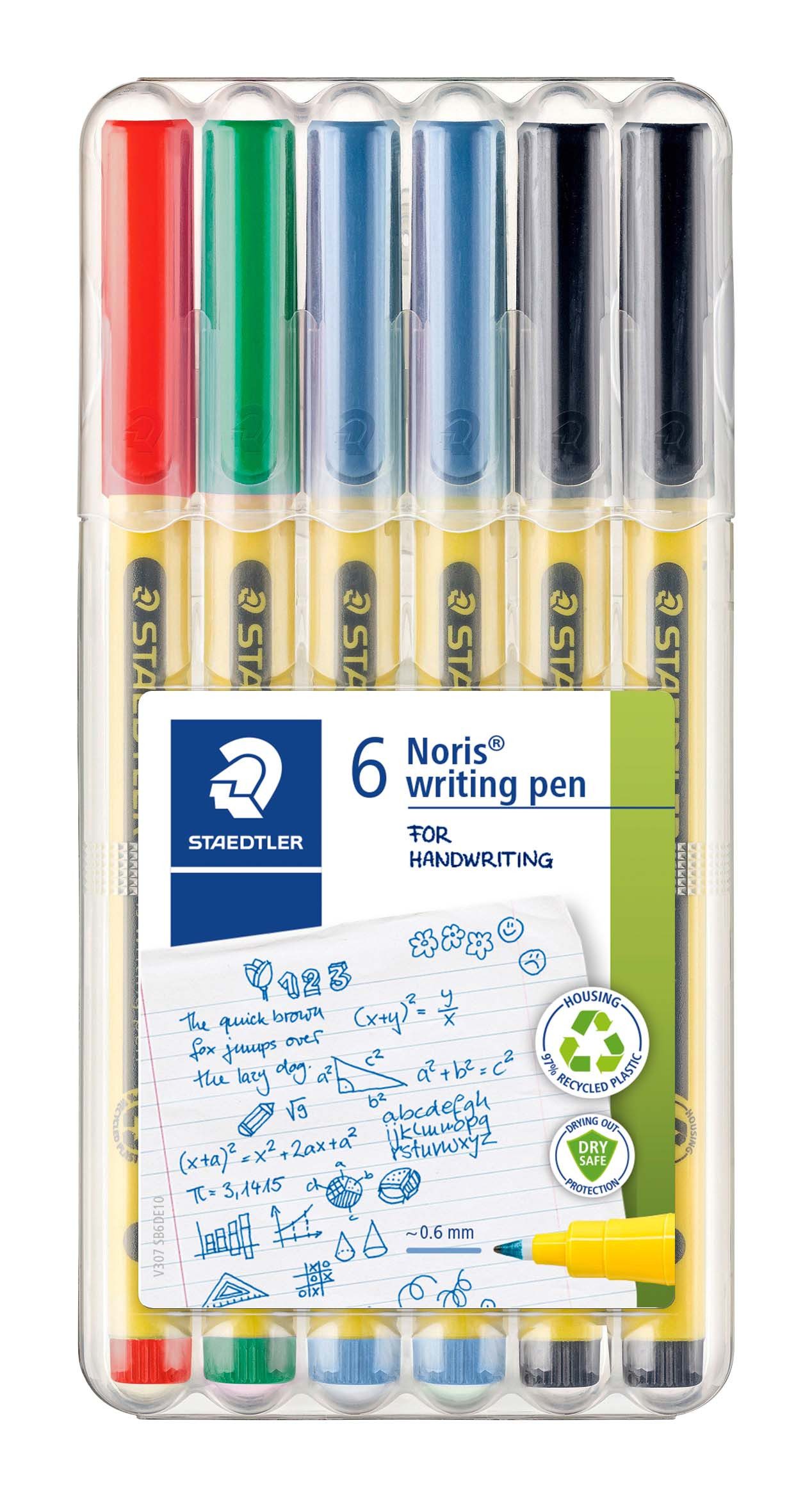 STAEDTLER Malstift Fineliner Noris writing.pen, 6ST
