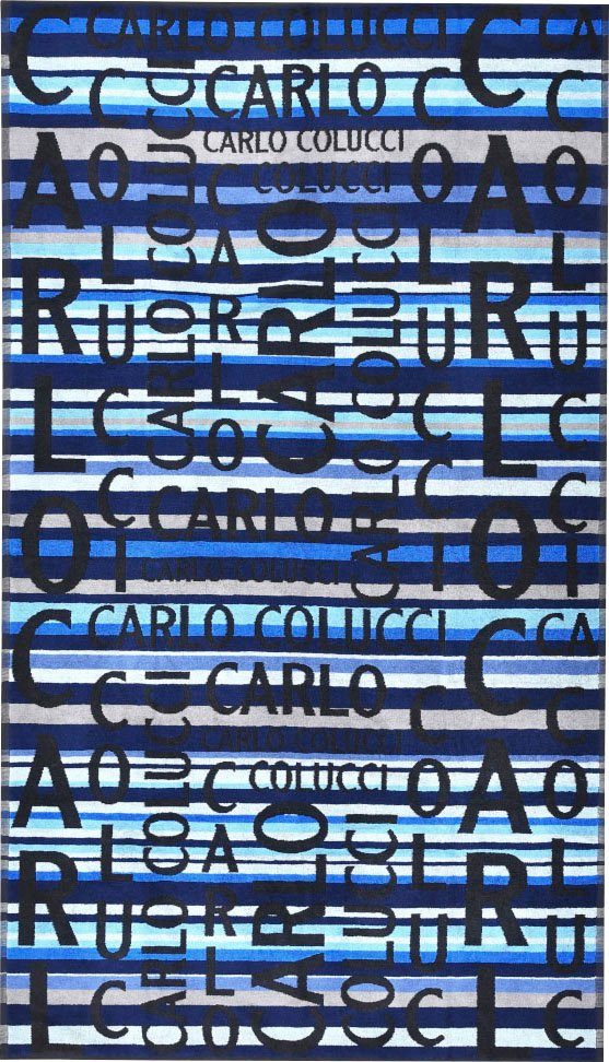 CARLO COLUCCI Strandtuch Matteo, Frottier (1-St), günstig online kaufen