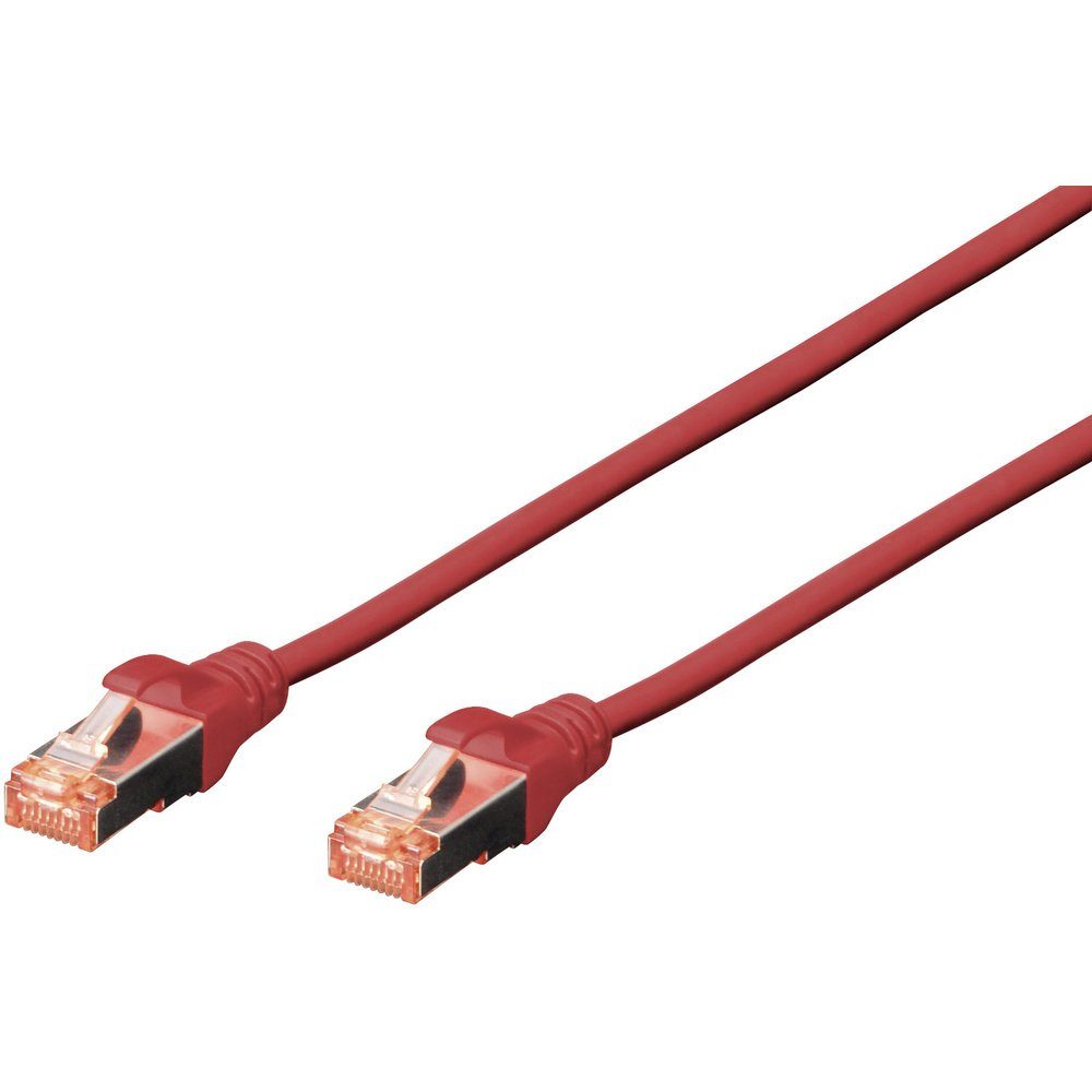Digitus Digitus DK-1644-010 RJ45 Netzwerkkabel, Patchkabel CAT 6 S/FTP 1.00 m Netzkabel, (1.00 cm)