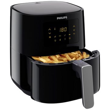 Philips Fritteuse Philips HD9252/70 Heißluft-Fritteuse 1400 W Heißluft-Funktion, Grillfu, 1400 W