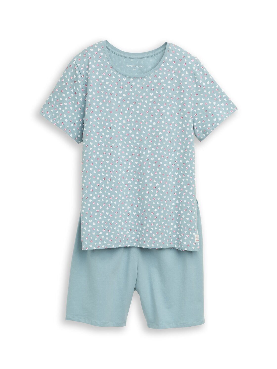 TOM TAILOR Pyjama Bodywear (2 tlg) Pyjama-Set mit Herzmuster