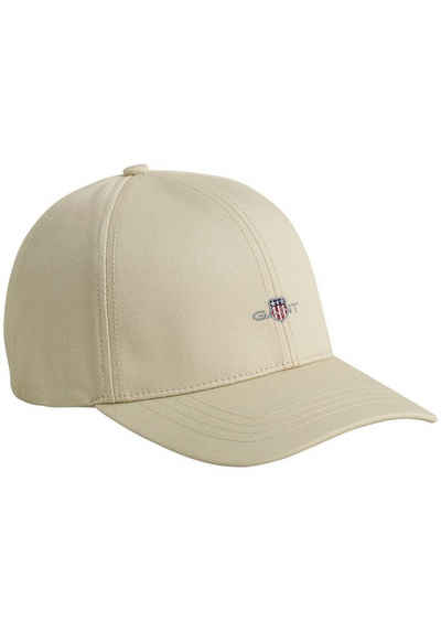 Gant Baseball Cap Neutral Unisex High Shield Basecap mit Logostickerei vorne, 100% Baumwolle, Classic