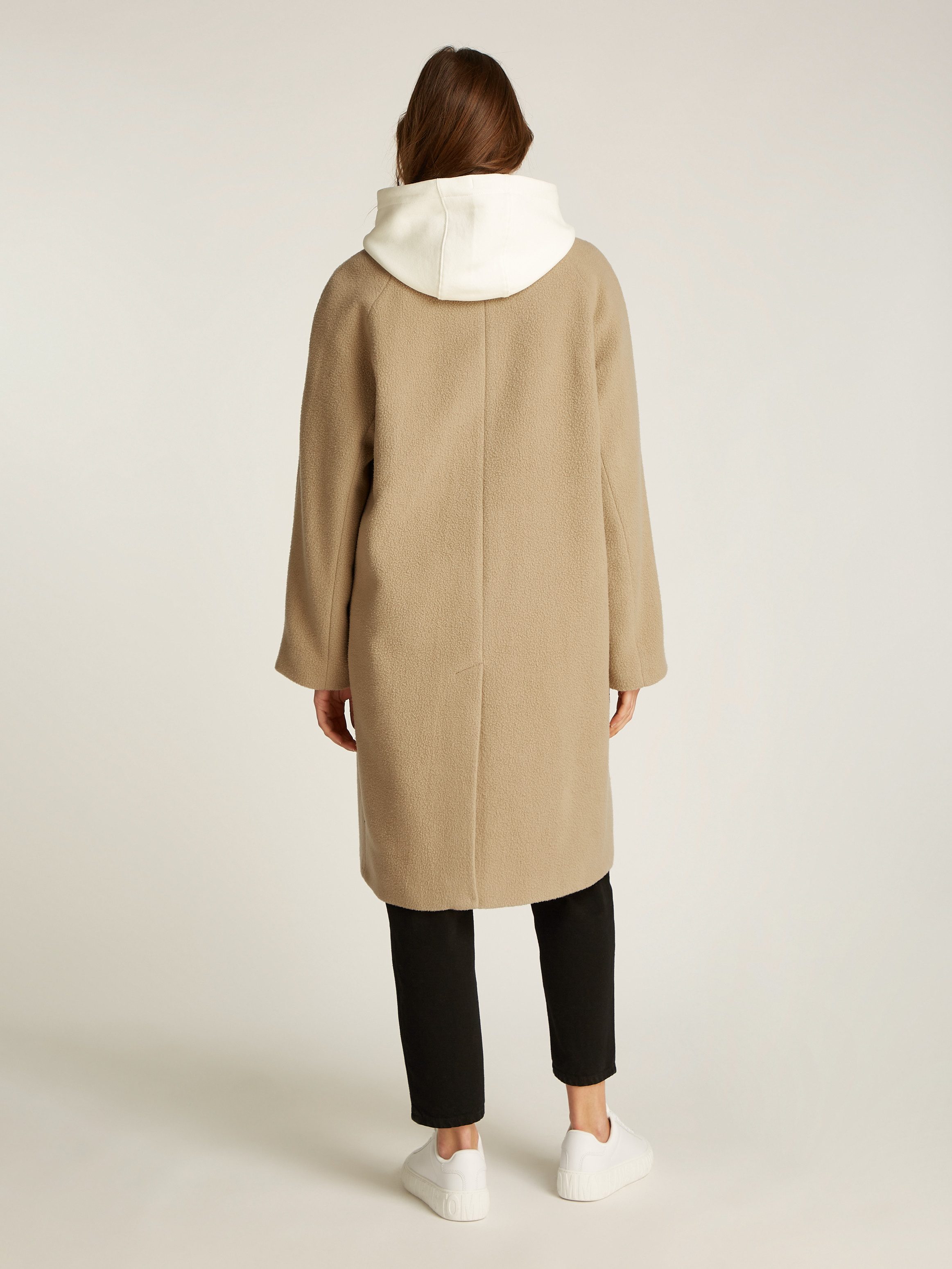 Tommy Jeans Kurzmantel TJW WOOL COAT mit Wollanteil günstig online kaufen