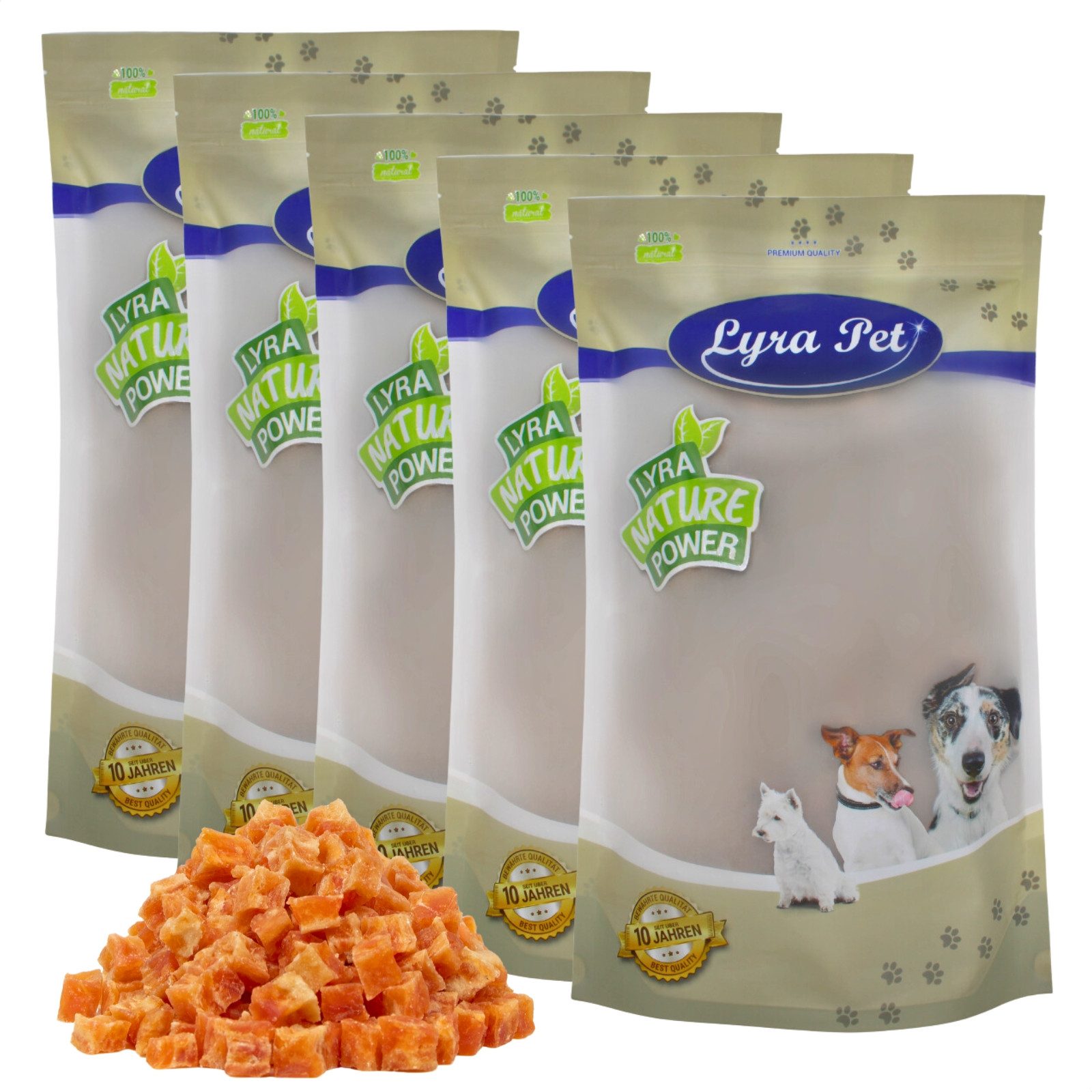Lyra Pet 5 kg Lyra Pet® Hühnerfleischwürfel mit Fisch Huhn