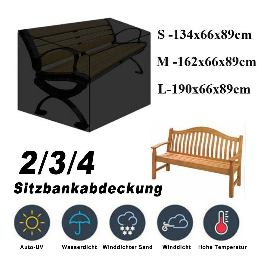 Qelus Schutzhüllen-Sandsäcke Gartenmöbel Abdeckung Abdeckplane Wasserdicht Winterfest