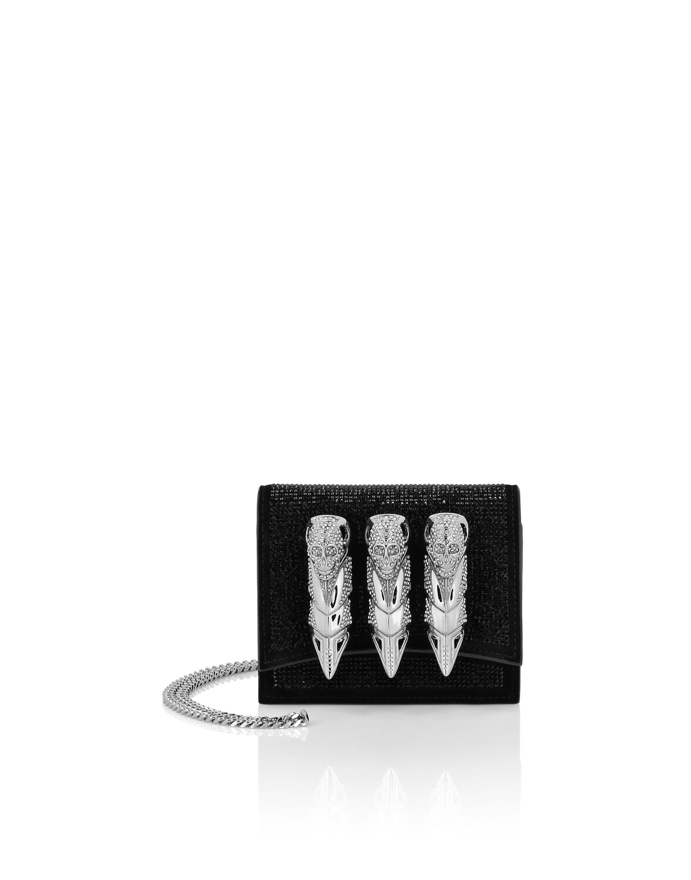 PHILIPP PLEIN Clutch Eagle Mit Schmucksteinen