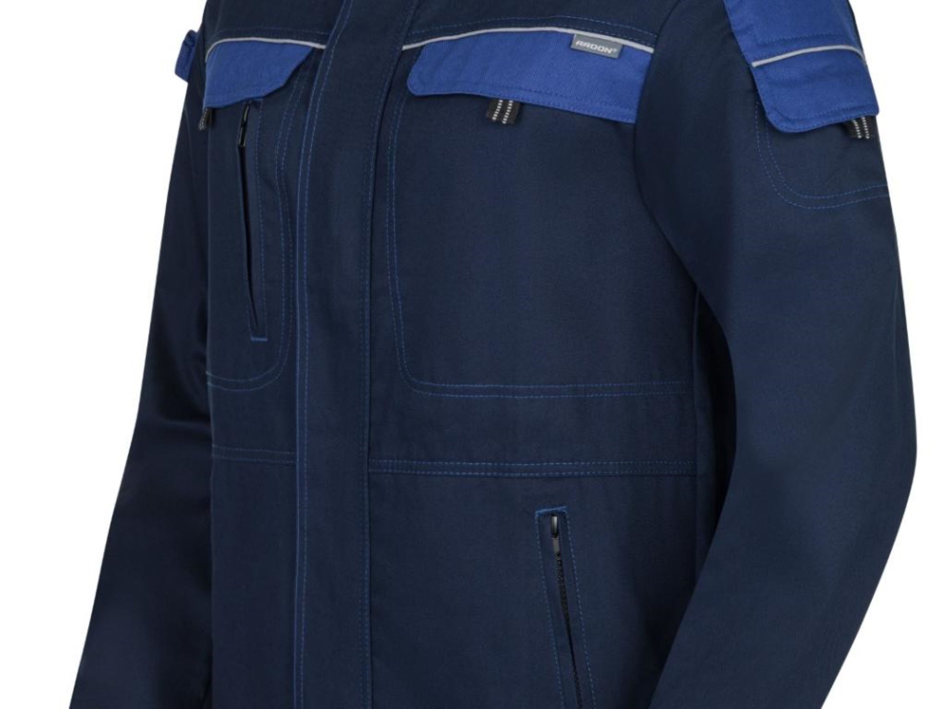 Ardon Safety work jacket ARDON®COOL TREND dark blue-light blue